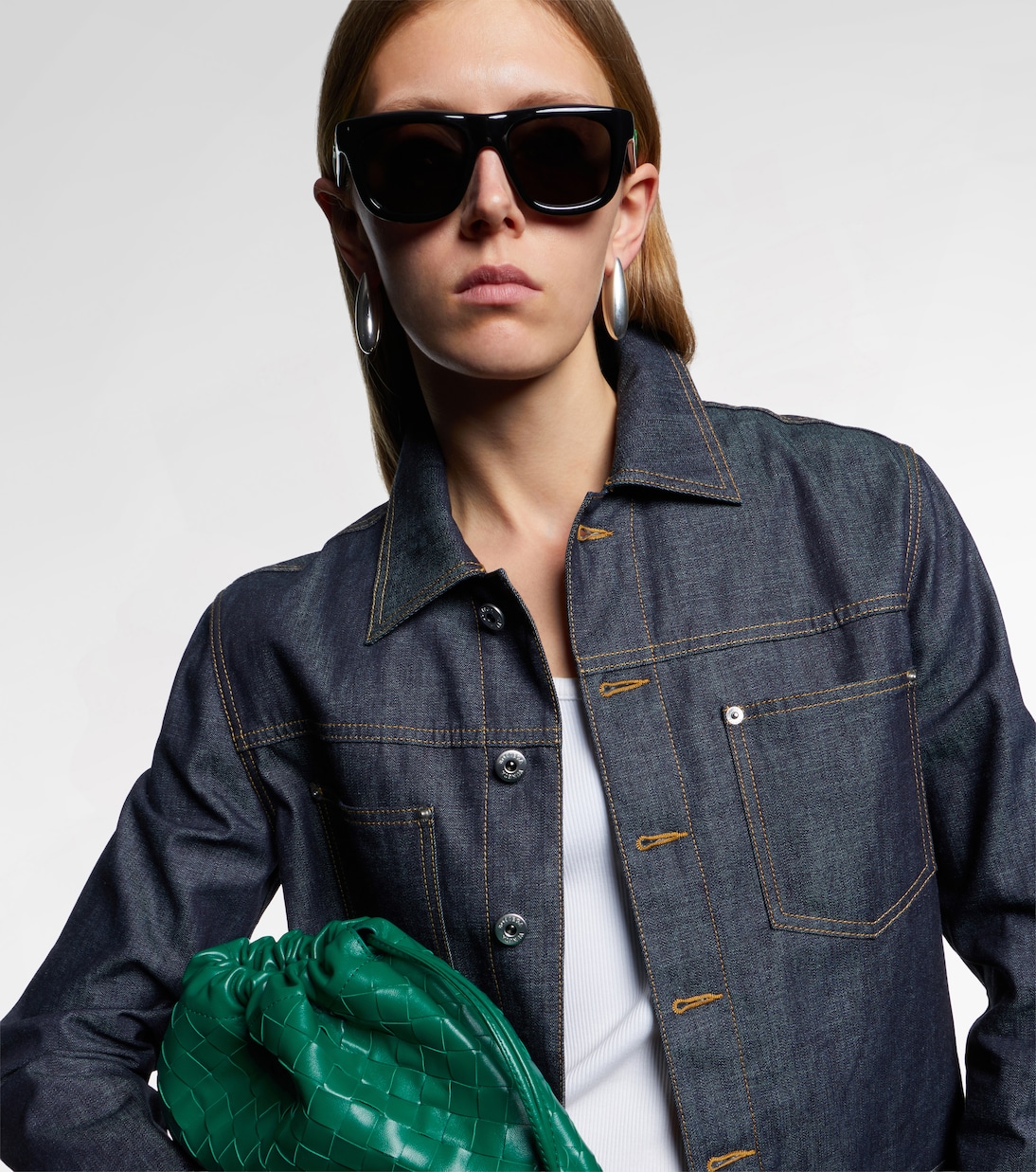 Lunettes de soleil carrées | Bottega Veneta