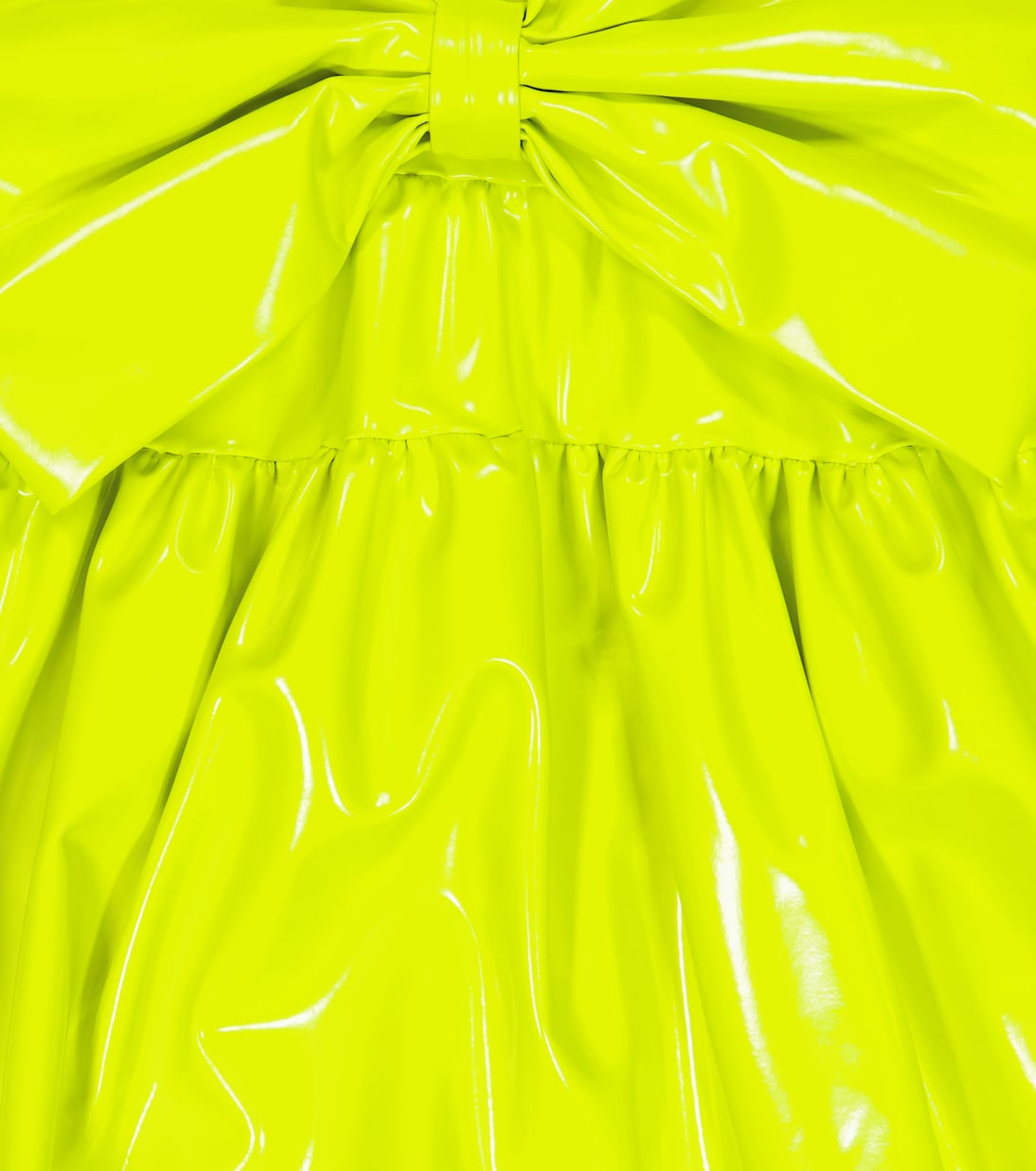 Tiered patent dress | Caroline Bosmans