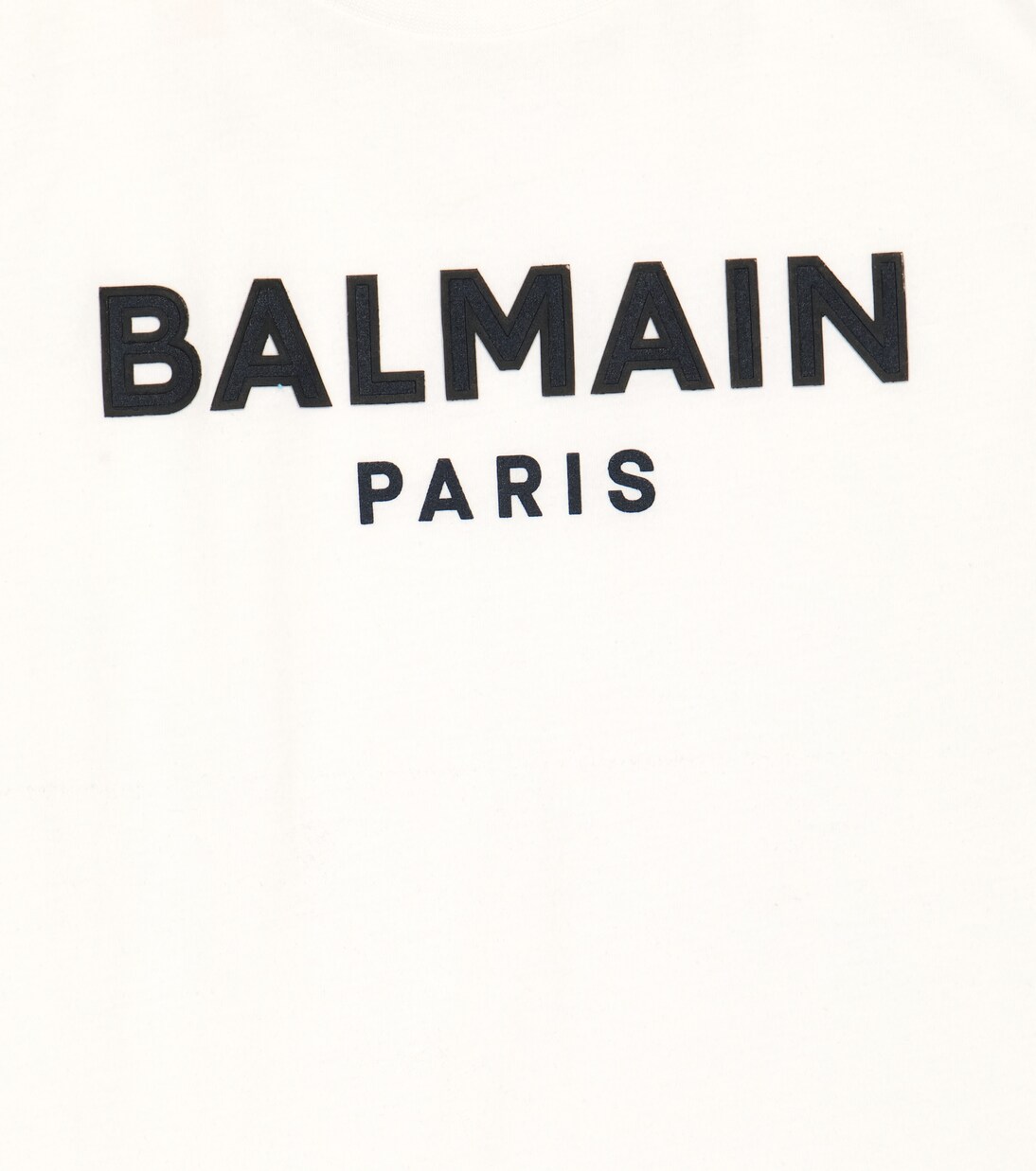 Logo cotton jersey tank top | Balmain Kids