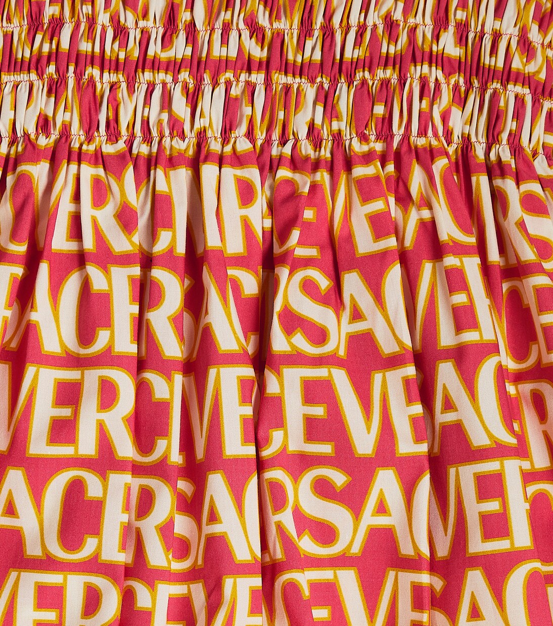 Printed cotton poplin dress | Versace Kids