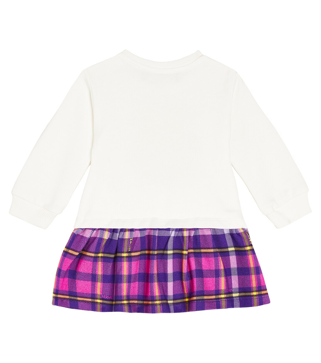 Bébé – Robe en coton à logo | Versace Kids