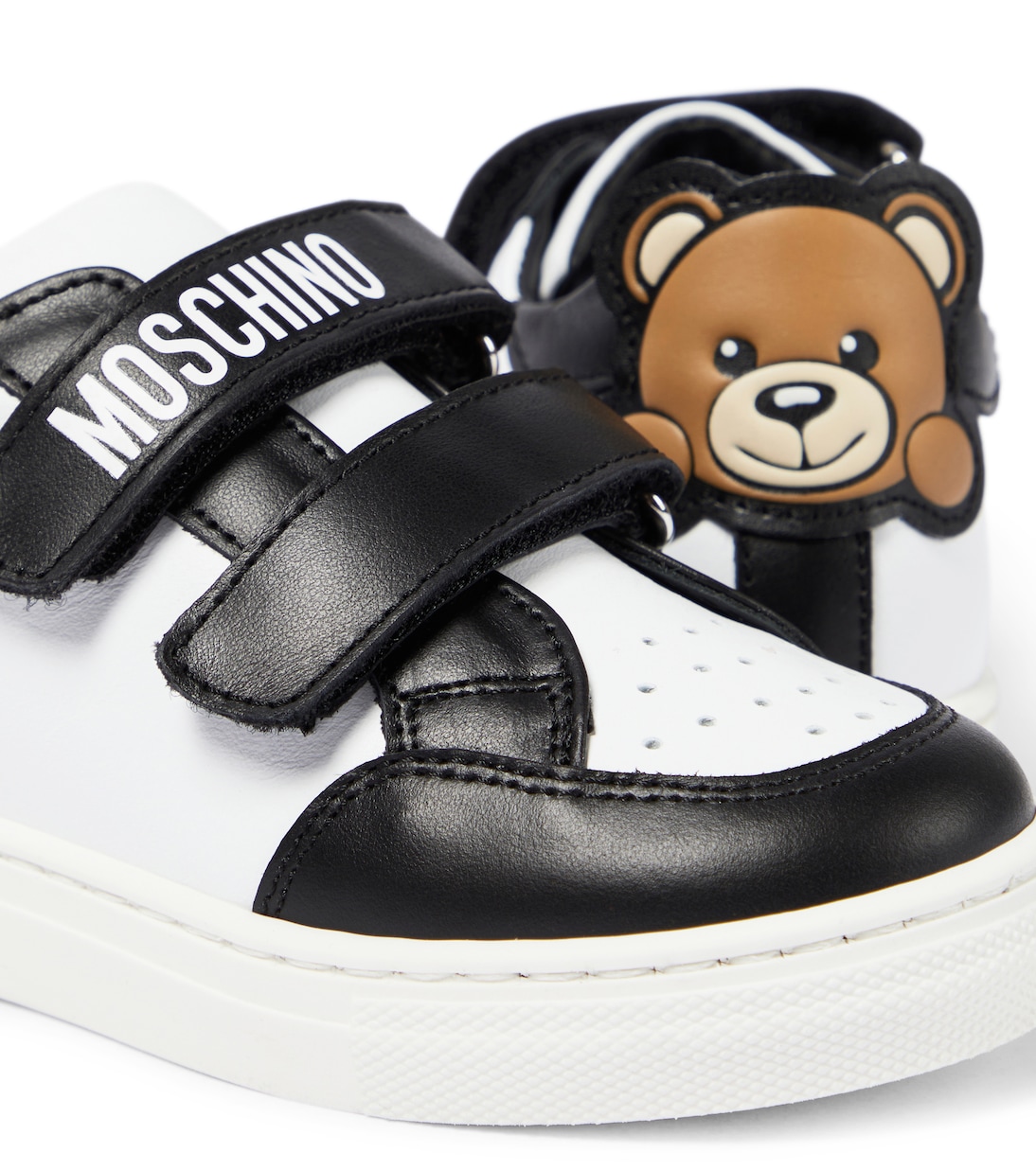 Teddy Bear leather sneakers | Moschino Kids