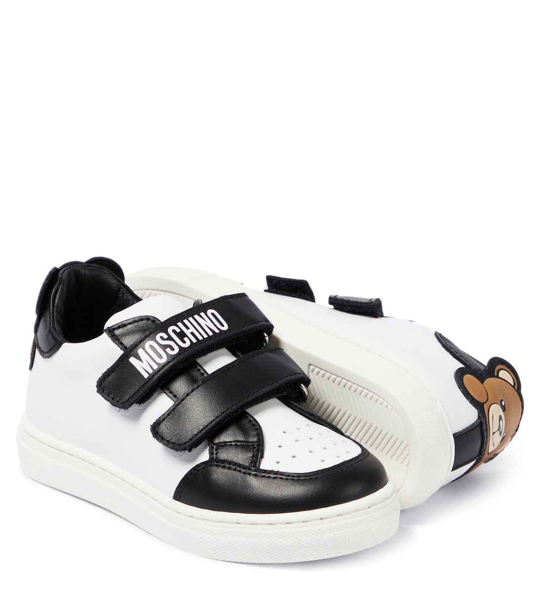 Teddy Bear leather sneakers | Moschino Kids