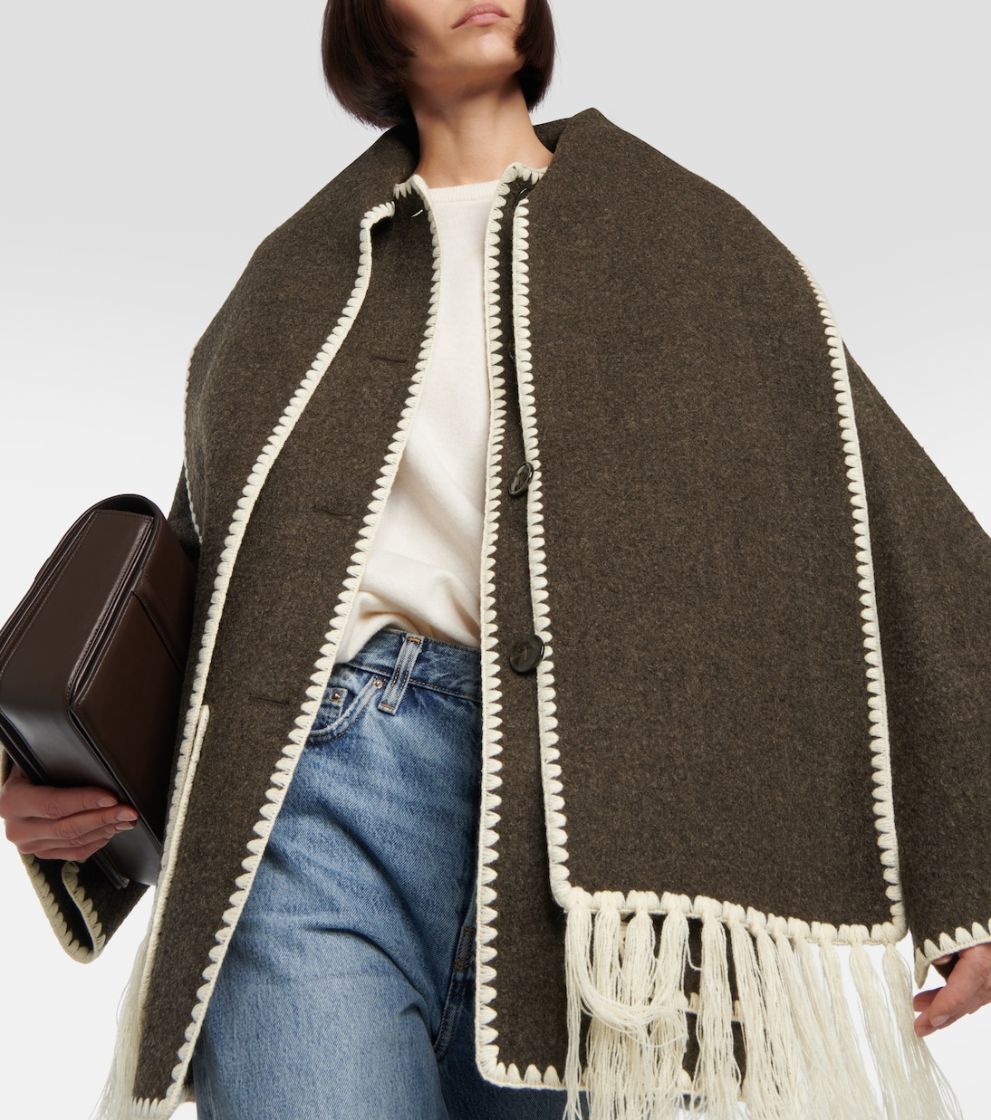 Jacke aus einem Wollgemisch | Toteme