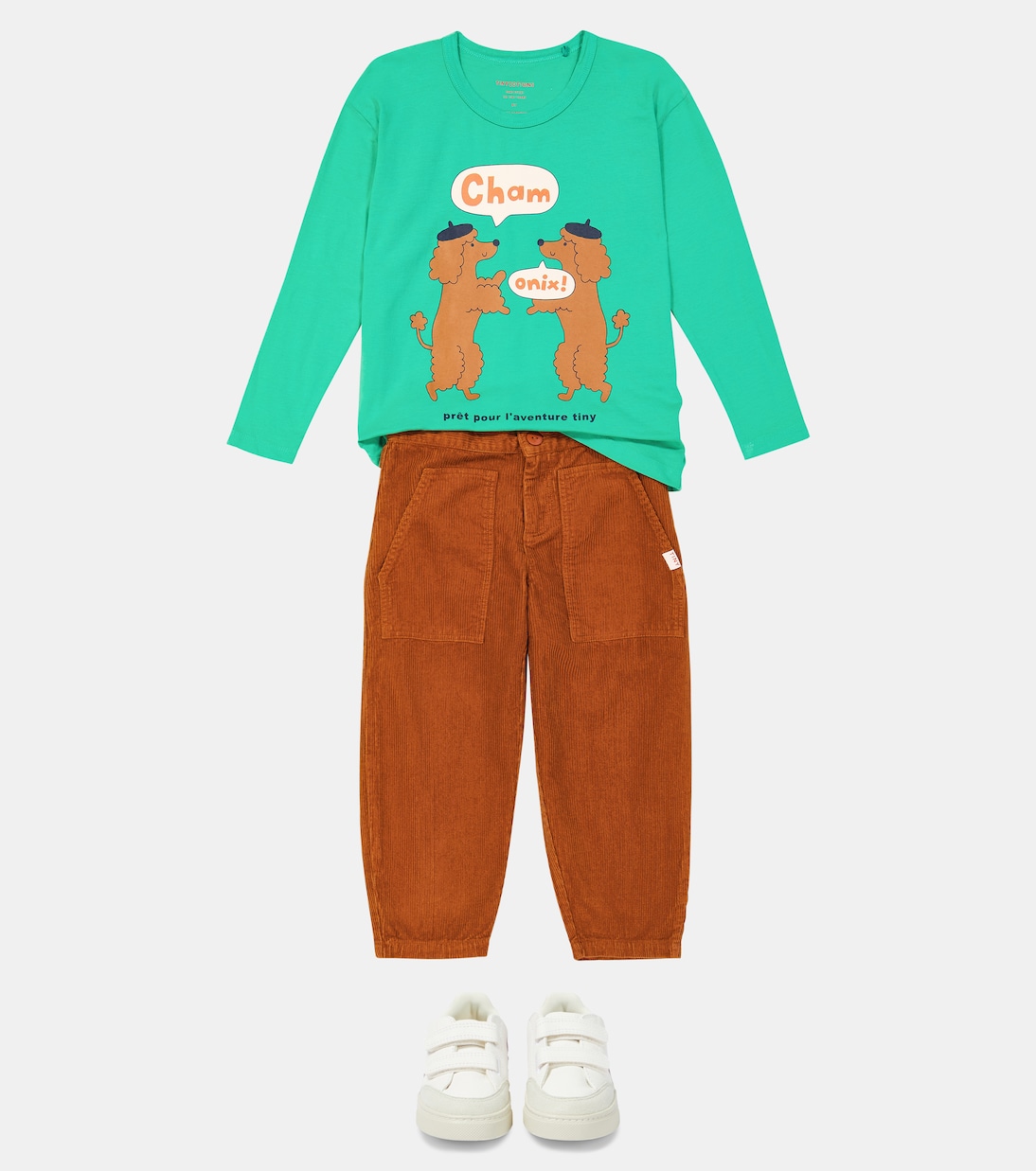 Pantalon en velours côtelé de coton | Tinycottons