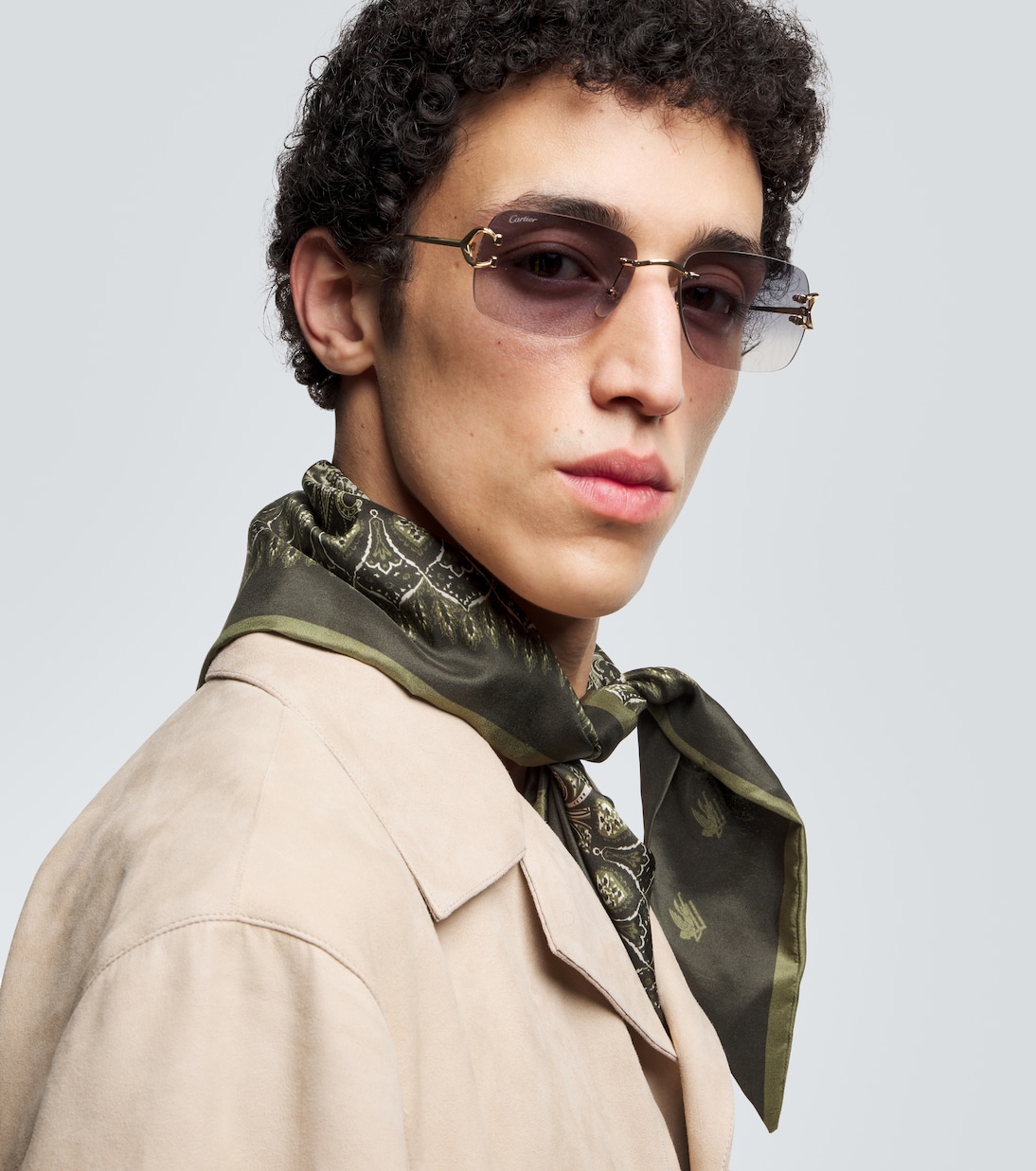 Eckige Sonnenbrille | Cartier Eyewear Collection