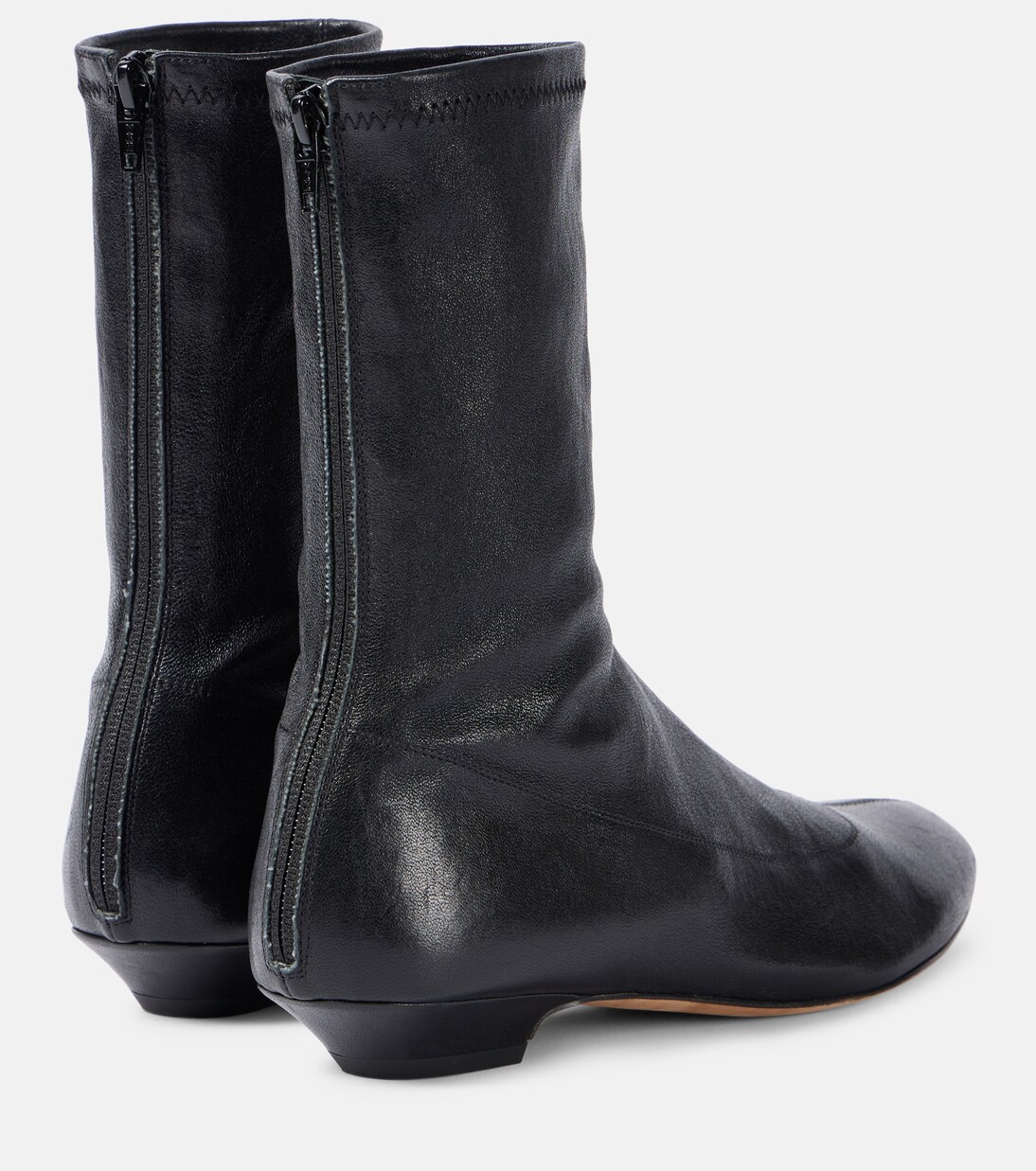 Apollo leather ankle boots | Khaite