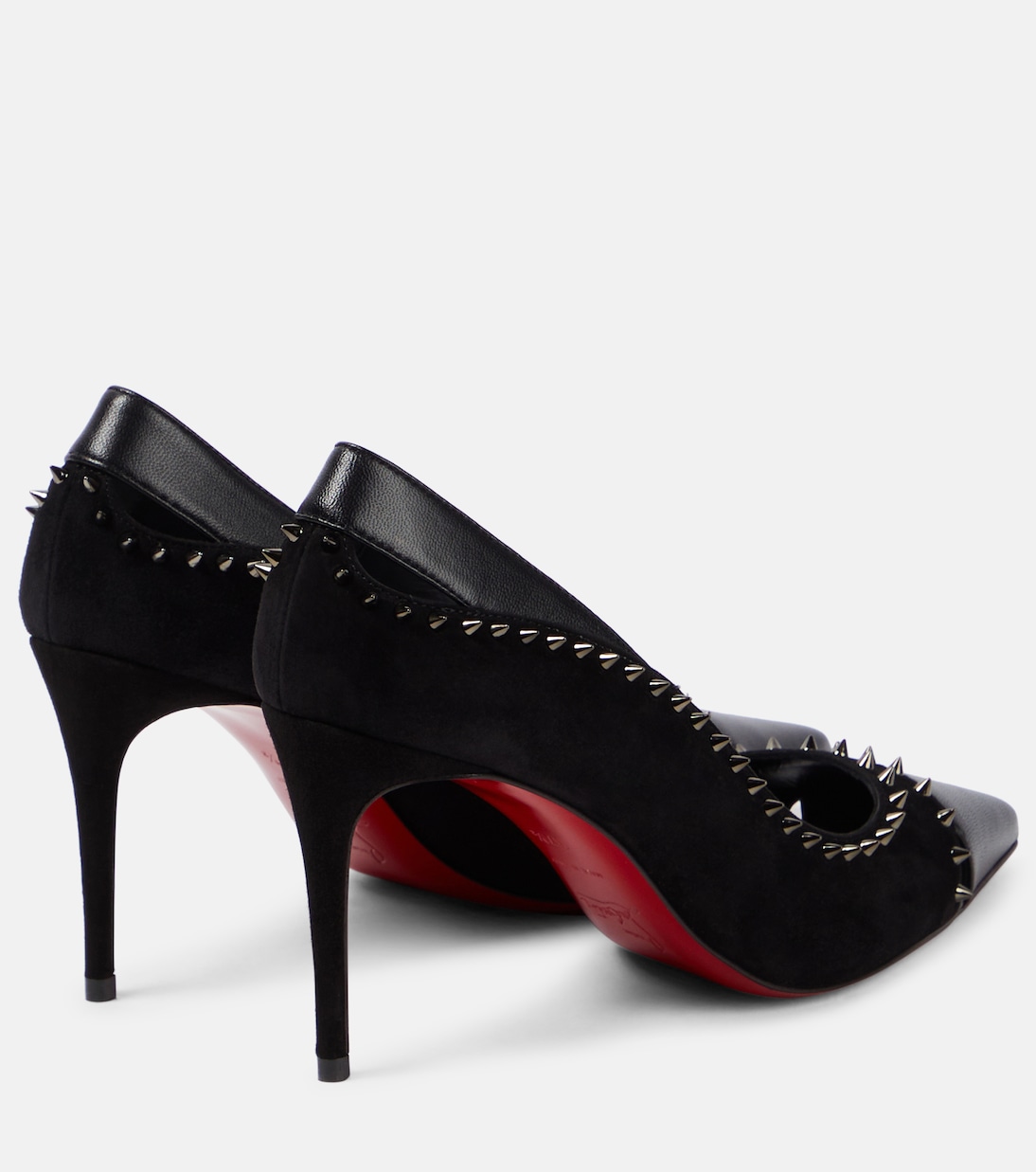 Duvette Spikes 85 leather pumps | Christian Louboutin