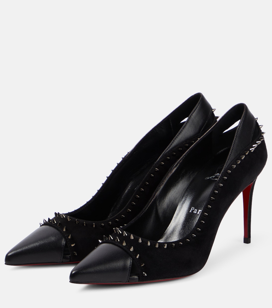 Duvette Spikes 85 leather pumps | Christian Louboutin