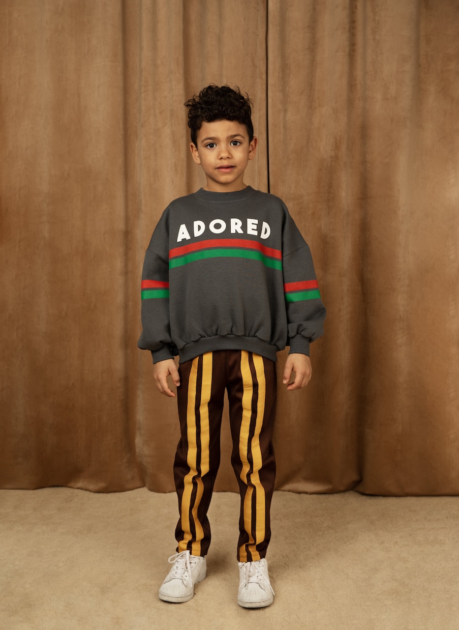 Striped sweatpants | Mini Rodini