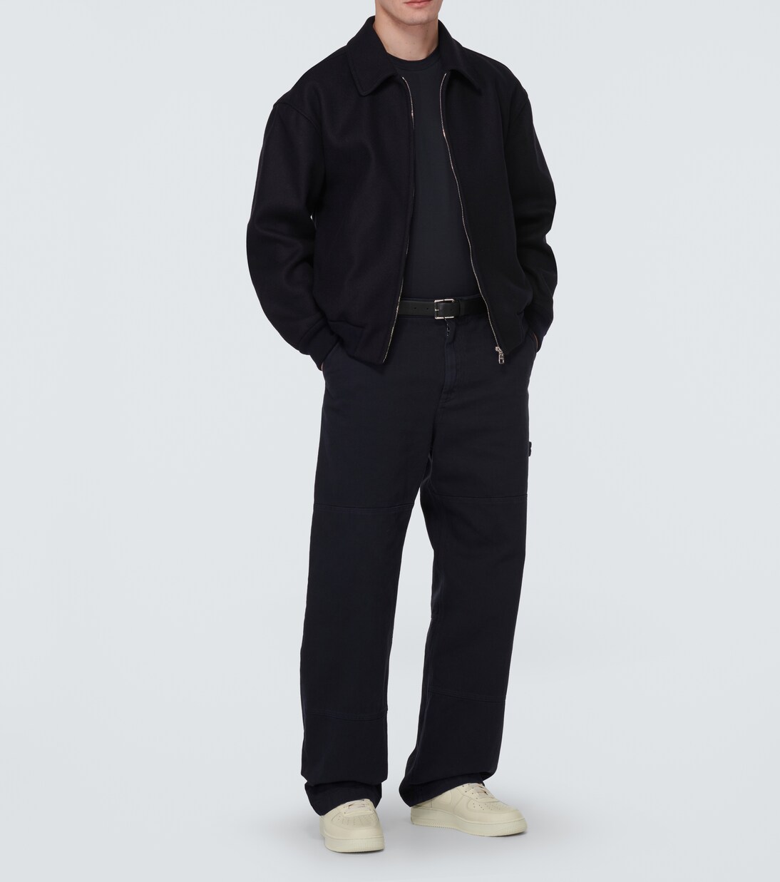 Air Force 1 leather sneakers | Nike