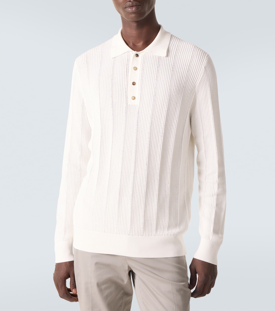 Polopullover aus Baumwolle | Brunello Cucinelli