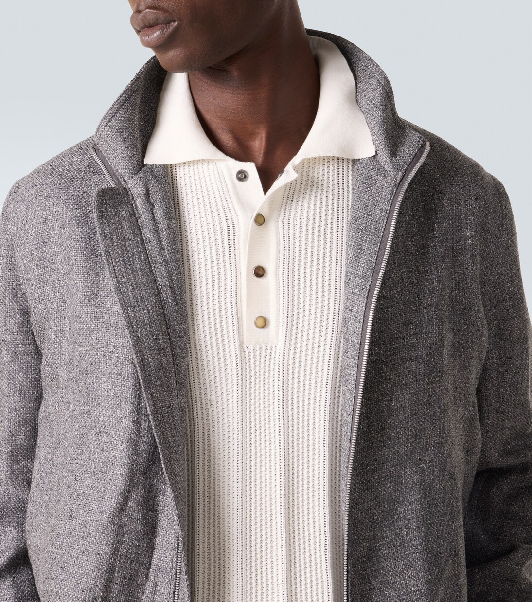 Polopullover aus Baumwolle | Brunello Cucinelli