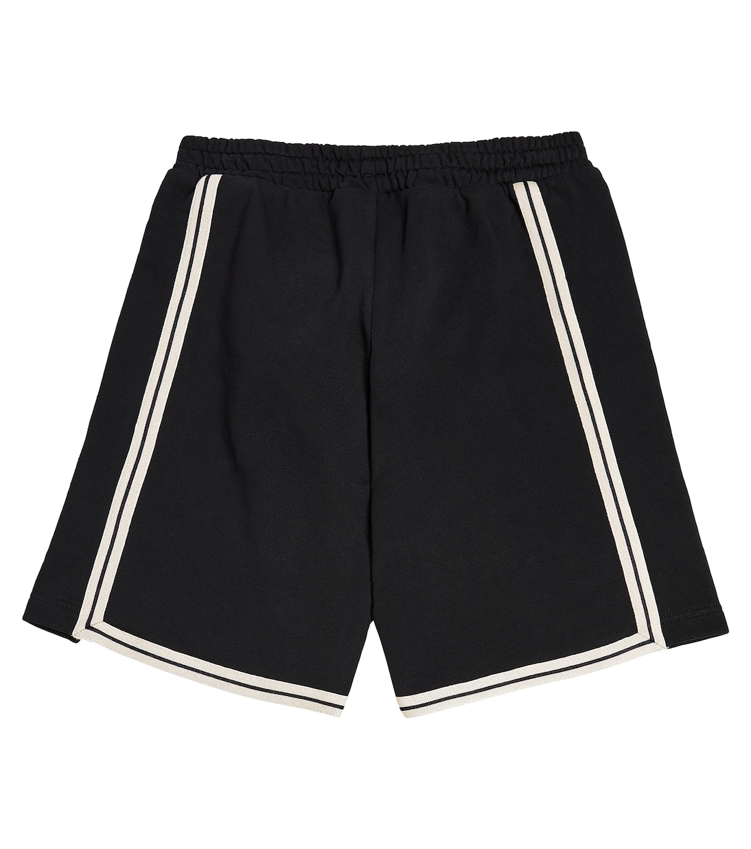 Logo striped cotton jersey shorts | Palm Angels Kids