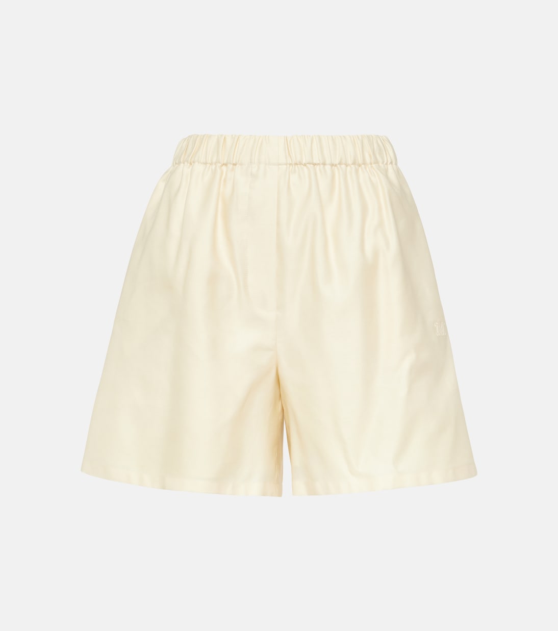 High-Rise Shorts Piadena aus Baumwolle | Max Mara