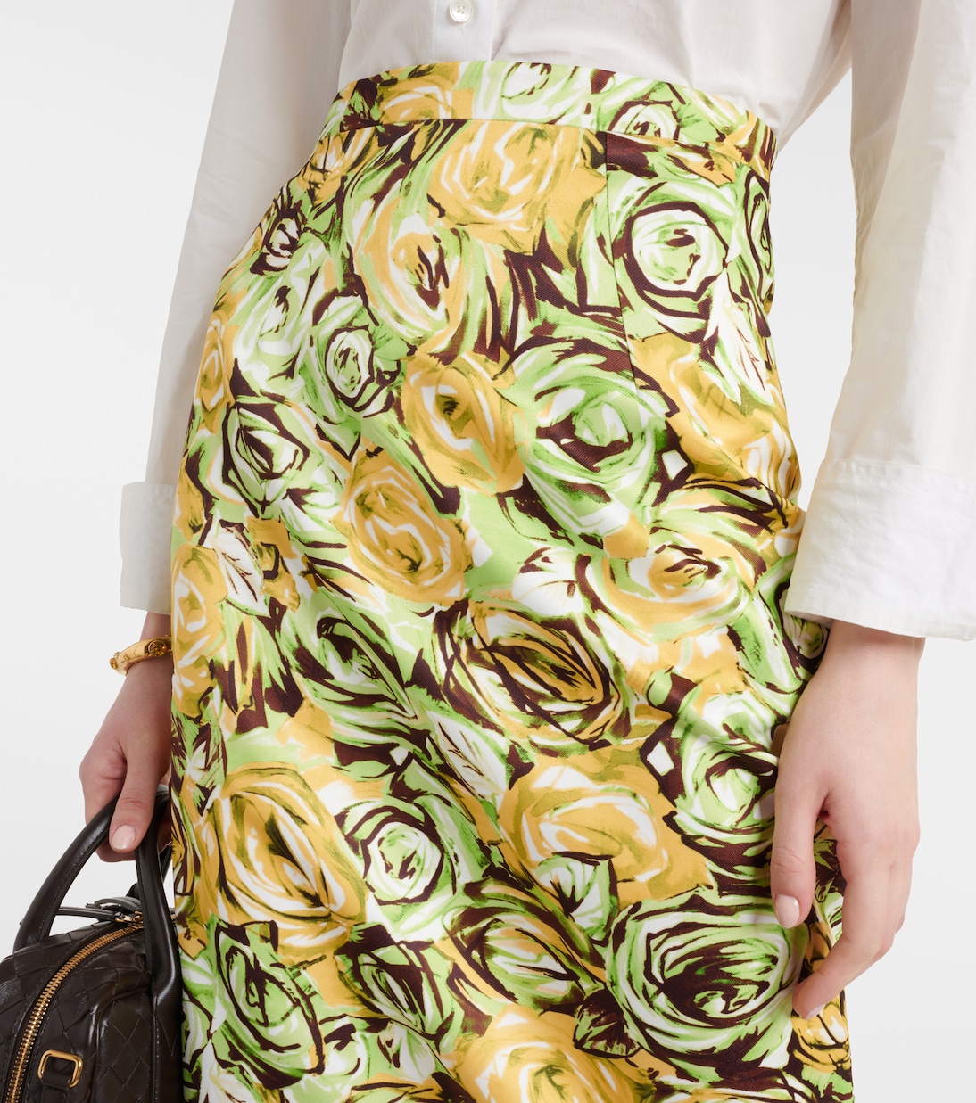 Bedruckter Bleistiftrock Lorelei aus Twill | Emilia Wickstead