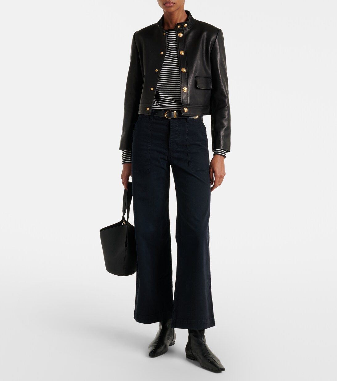 Pantalon ample Leon en coton | Nili Lotan