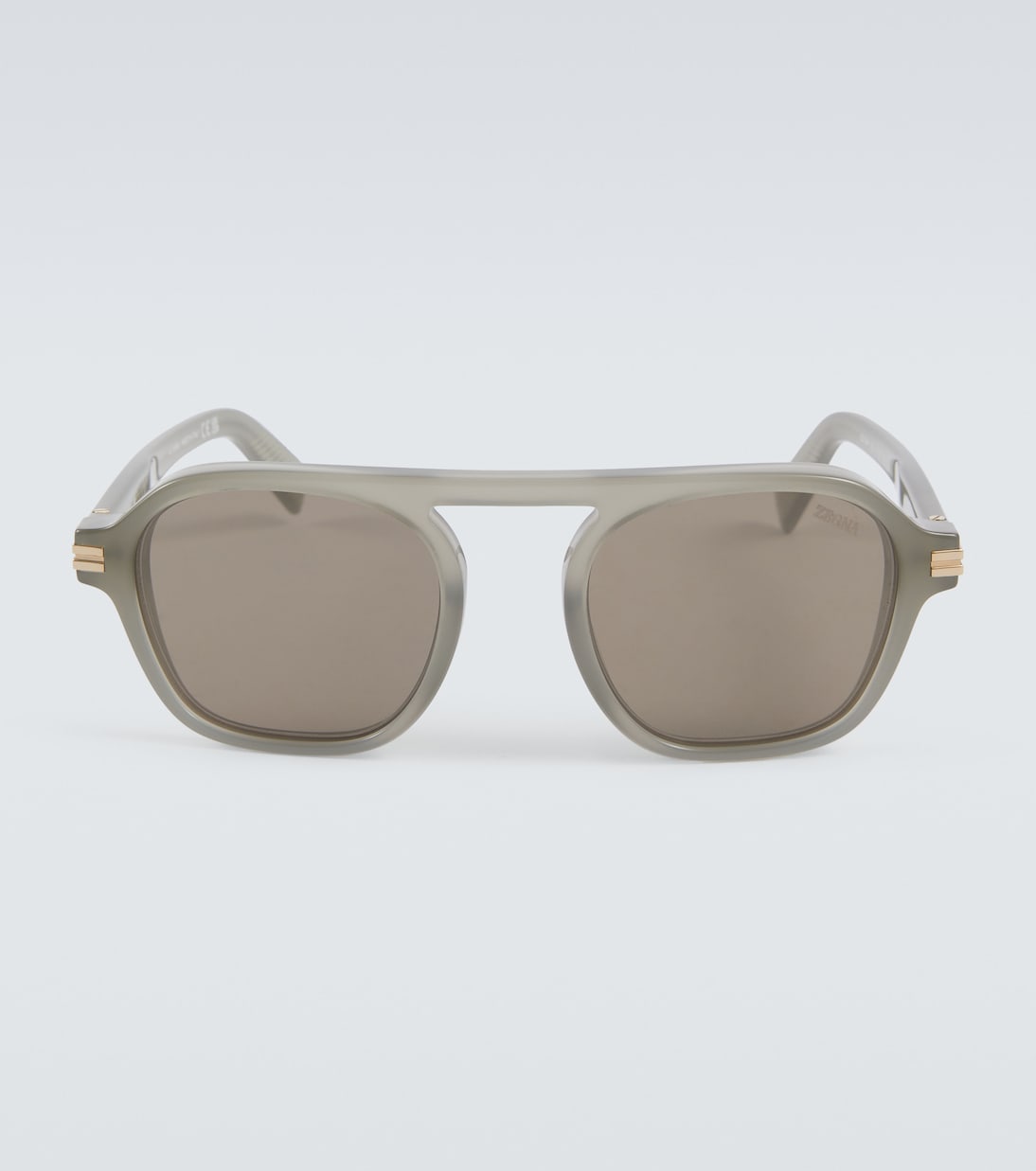 Aurora II flat-top sunglasses | Zegna