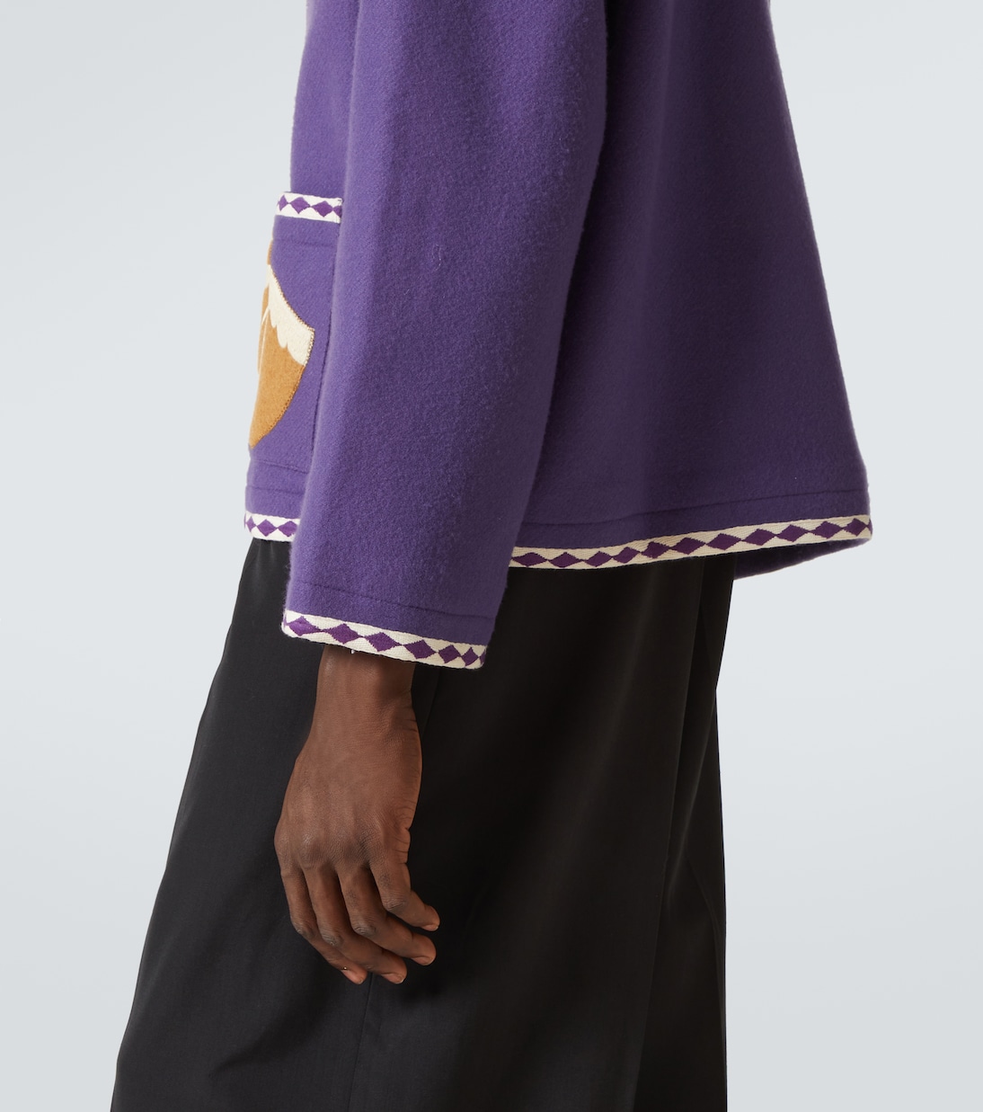 Bronco embroidered wool jacket | Bode