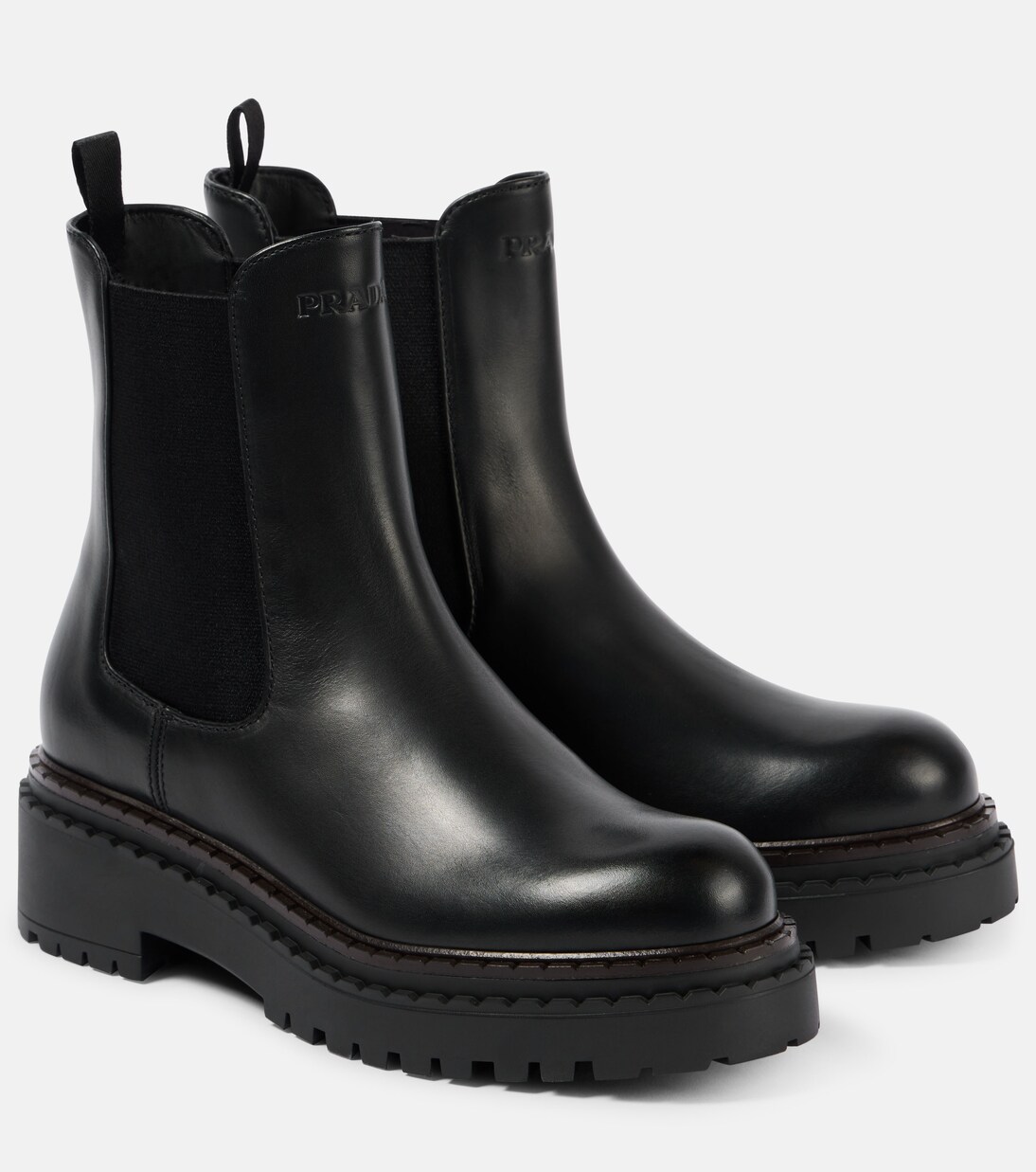 Chelsea Boots aus Leder | Prada