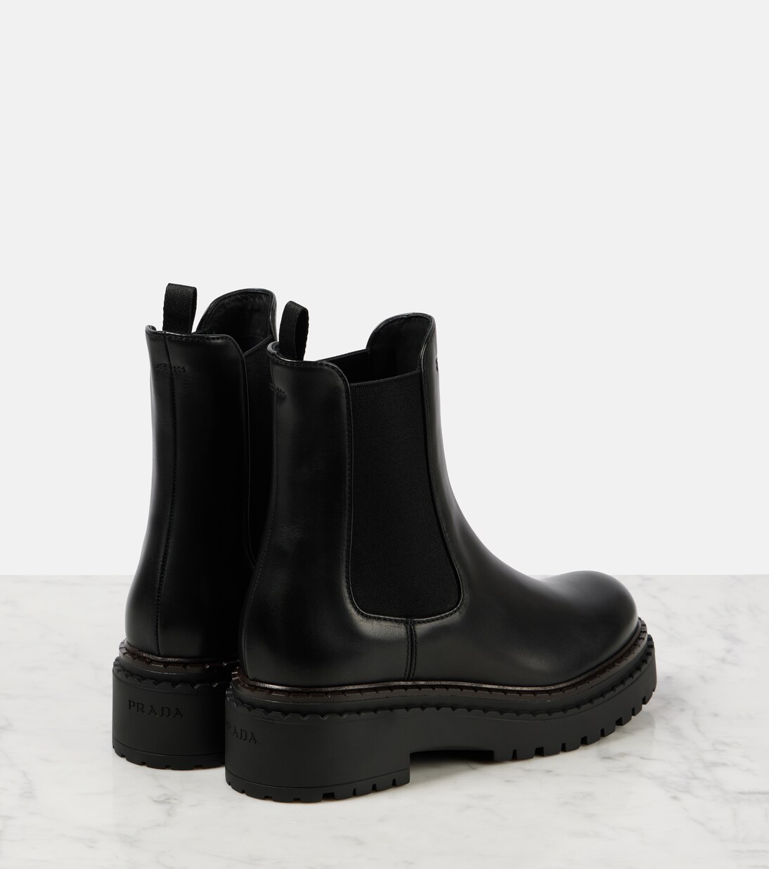 Chelsea Boots aus Leder | Prada