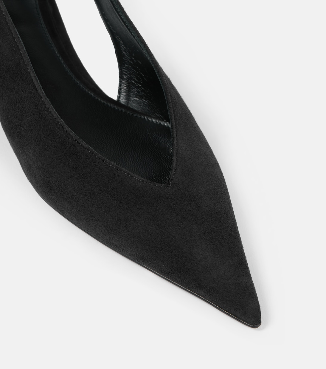 Slingback-Wedges aus Veloursleder | Toteme