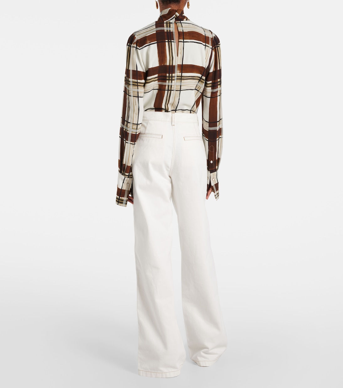 Jeans rectos de tiro alto | Dries Van Noten