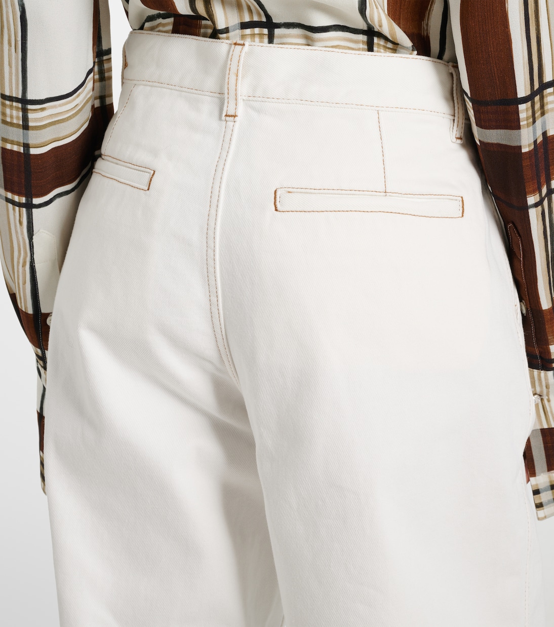 Jeans rectos de tiro alto | Dries Van Noten