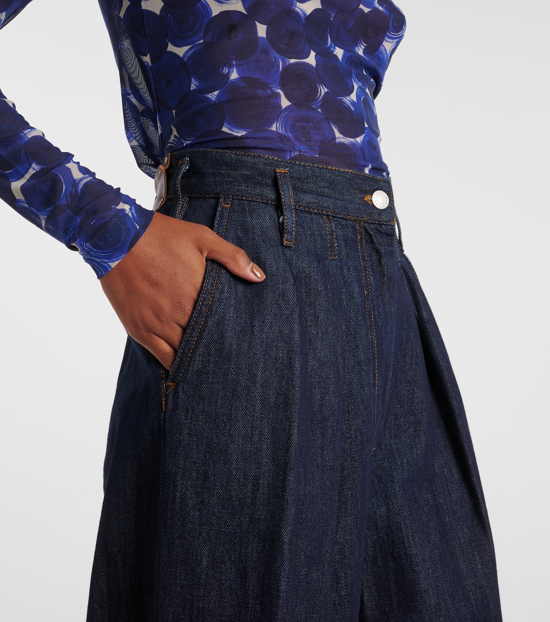 High-Rise Wide-Leg Jeans | Dries Van Noten