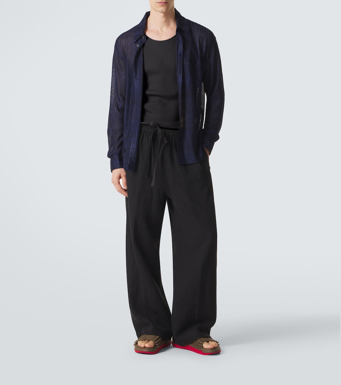 Take It Easy spiked slides | Christian Louboutin