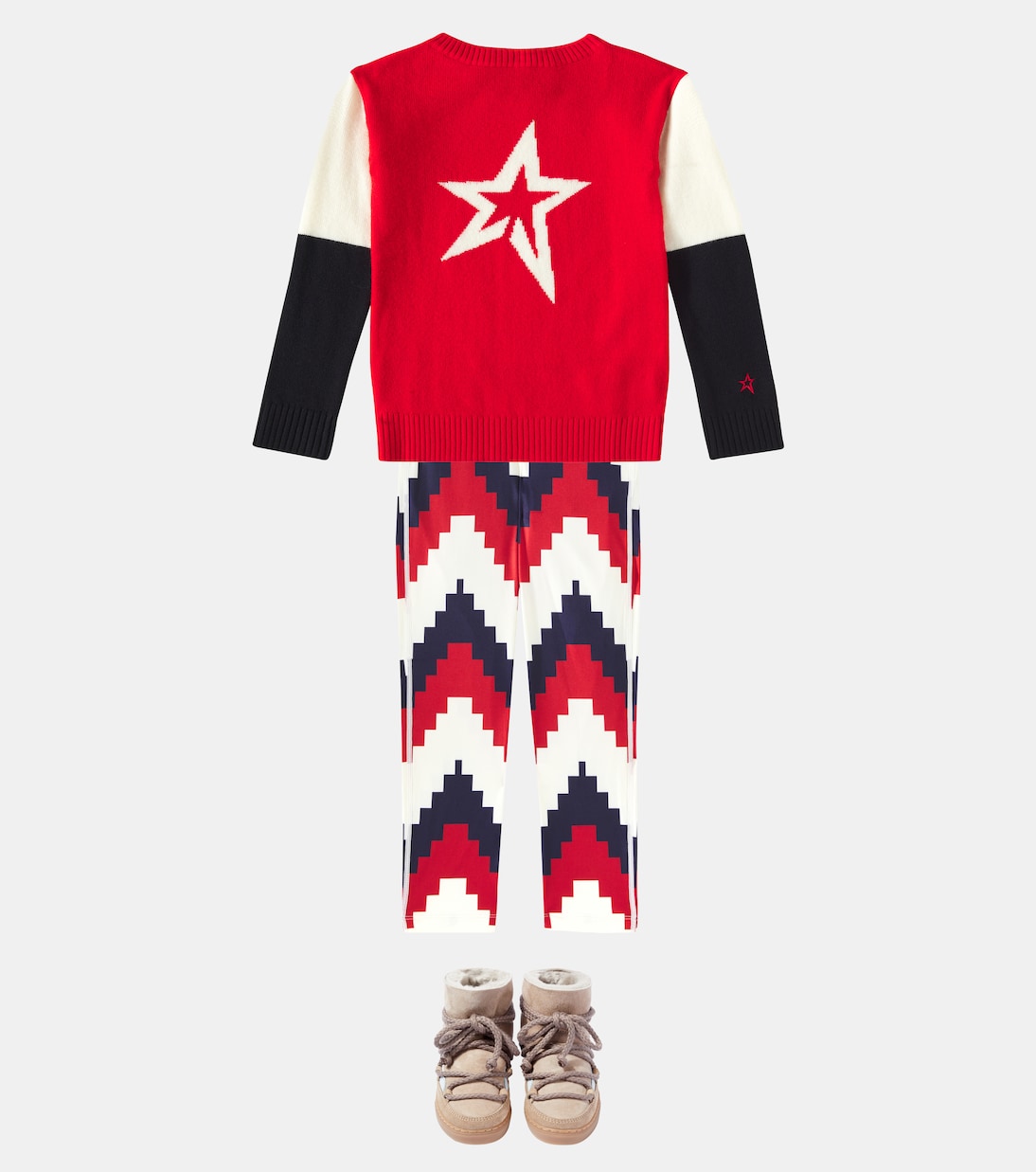 Logo chevron jersey leggings | Perfect Moment Kids