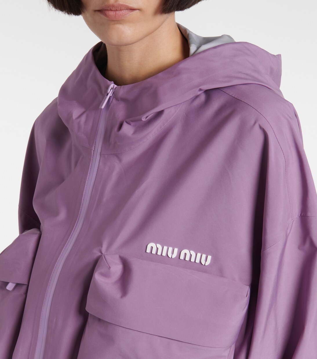 Technical canvas jacket | Miu Miu