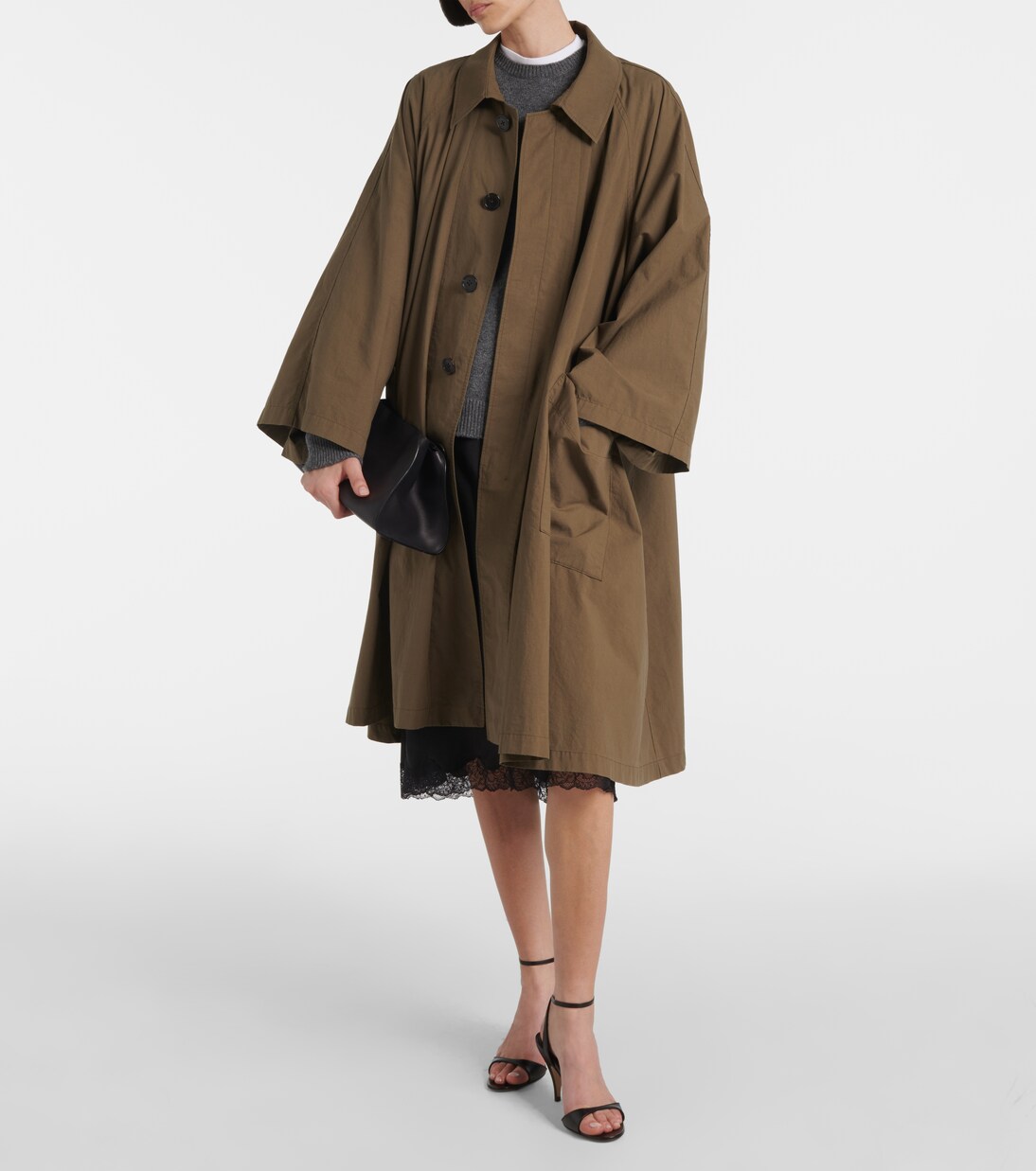 Vika 80 leather sandals | The Row