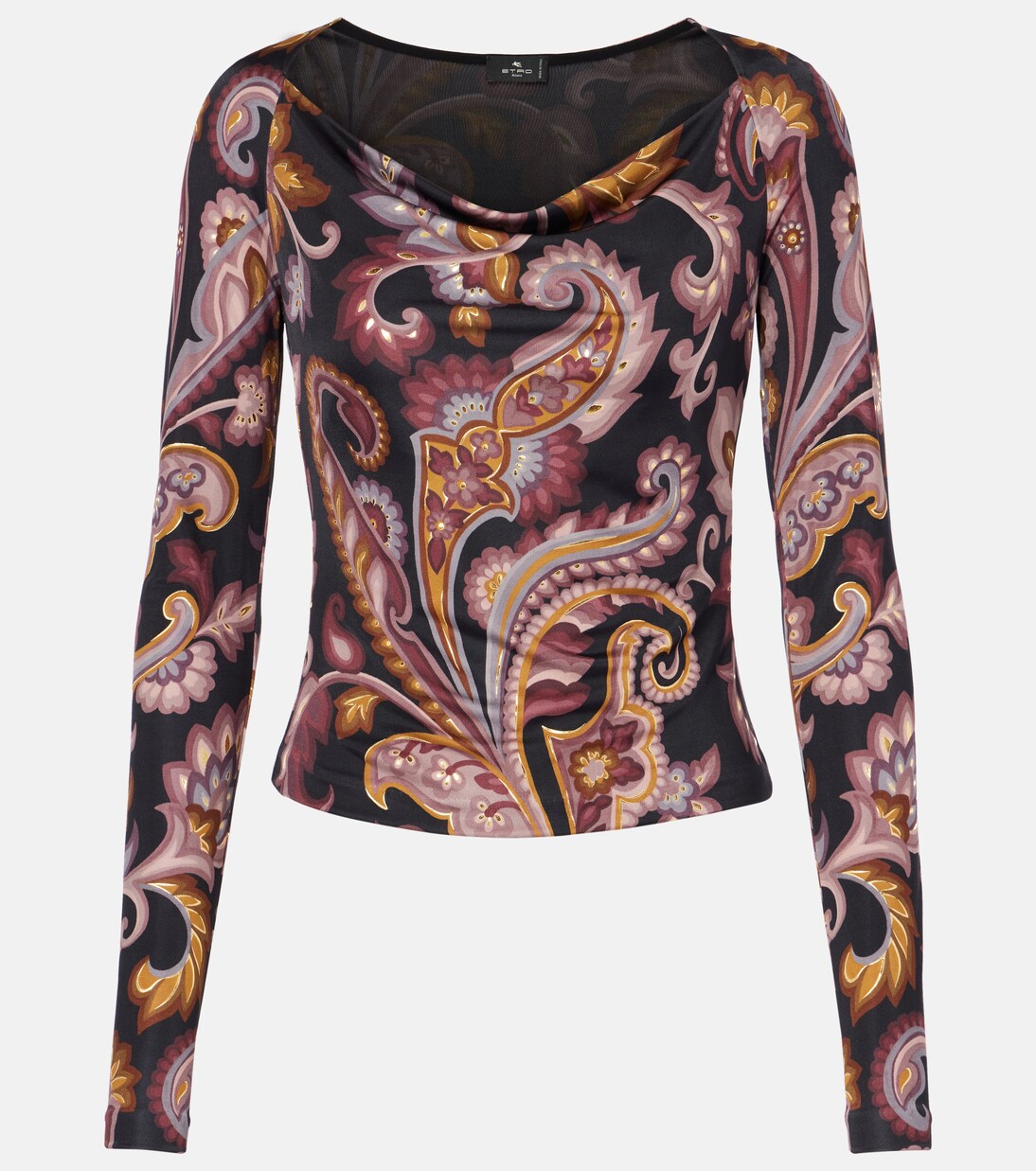 Crop top de jersey de paisley | Etro