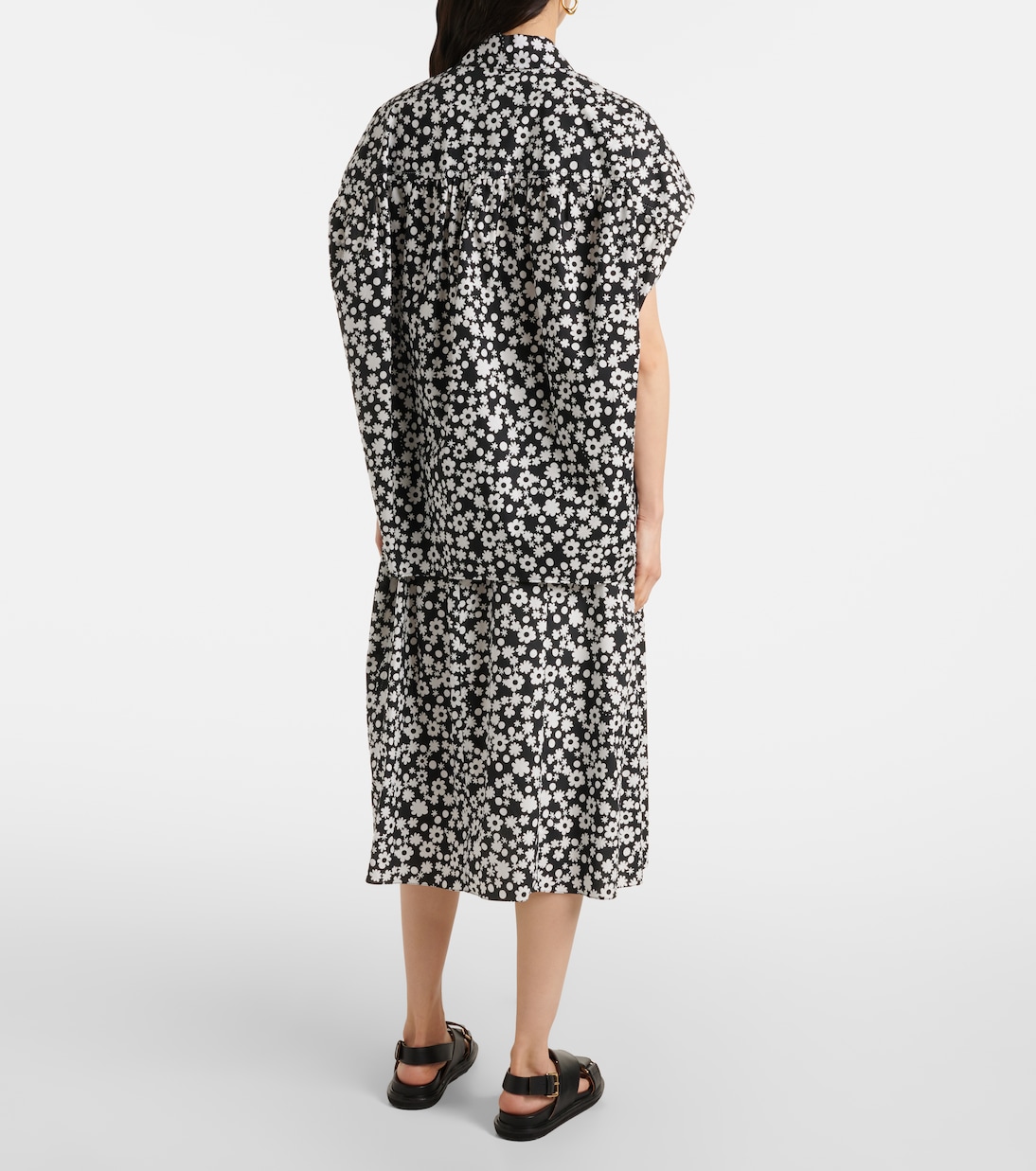 Bedrucktes Hemd aus Baumwollpopeline | Marni