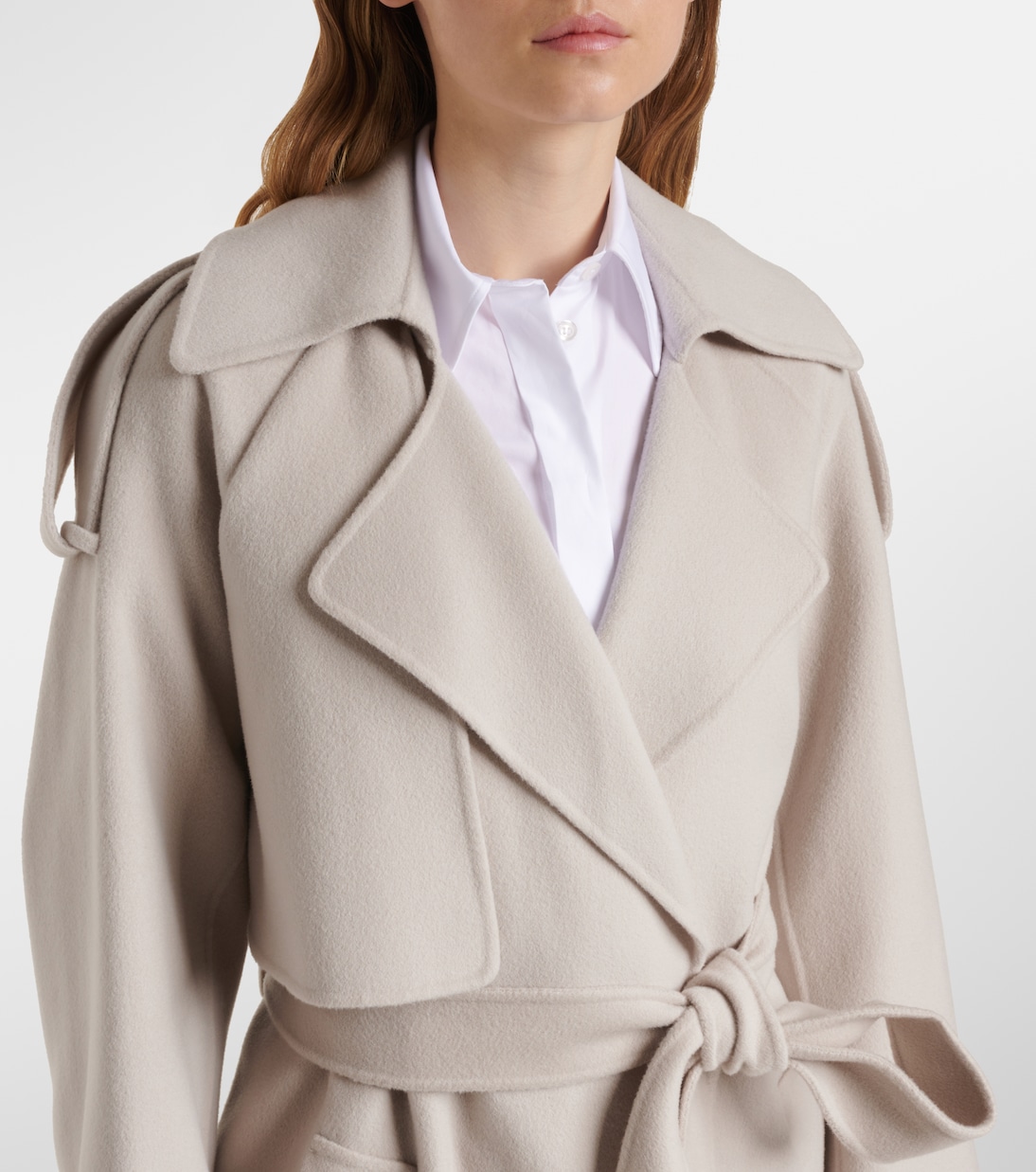 Fiore belted wool coat | Sportmax