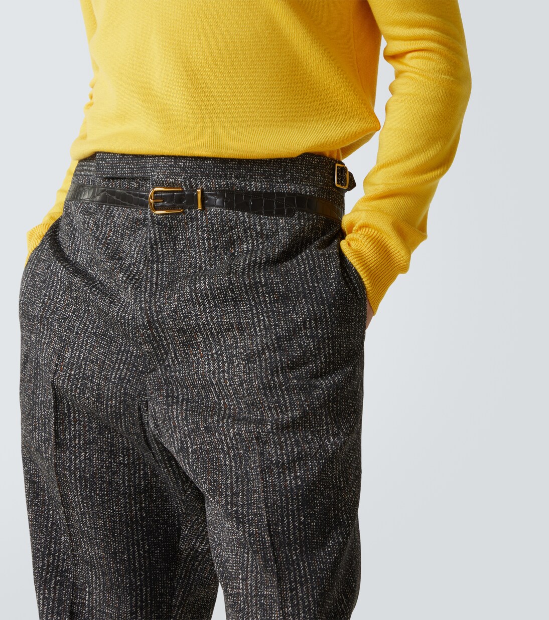 Weite Hose aus Baumwoll-Gabardine | Prada