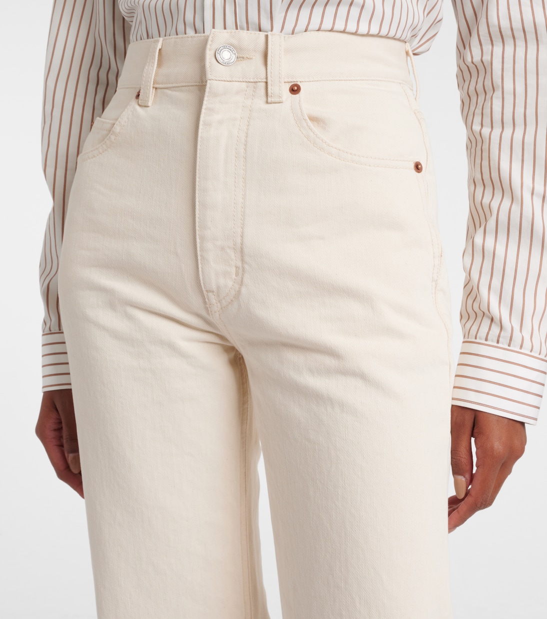 High-Rise Straight Jeans 70's | Saint Laurent