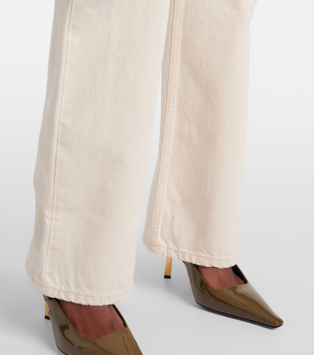 High-Rise Straight Jeans 70's | Saint Laurent