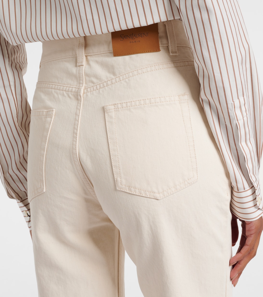 High-Rise Straight Jeans 70's | Saint Laurent