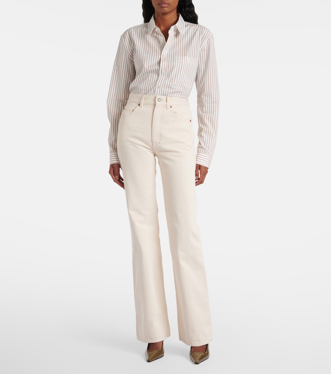 High-Rise Straight Jeans 70's | Saint Laurent