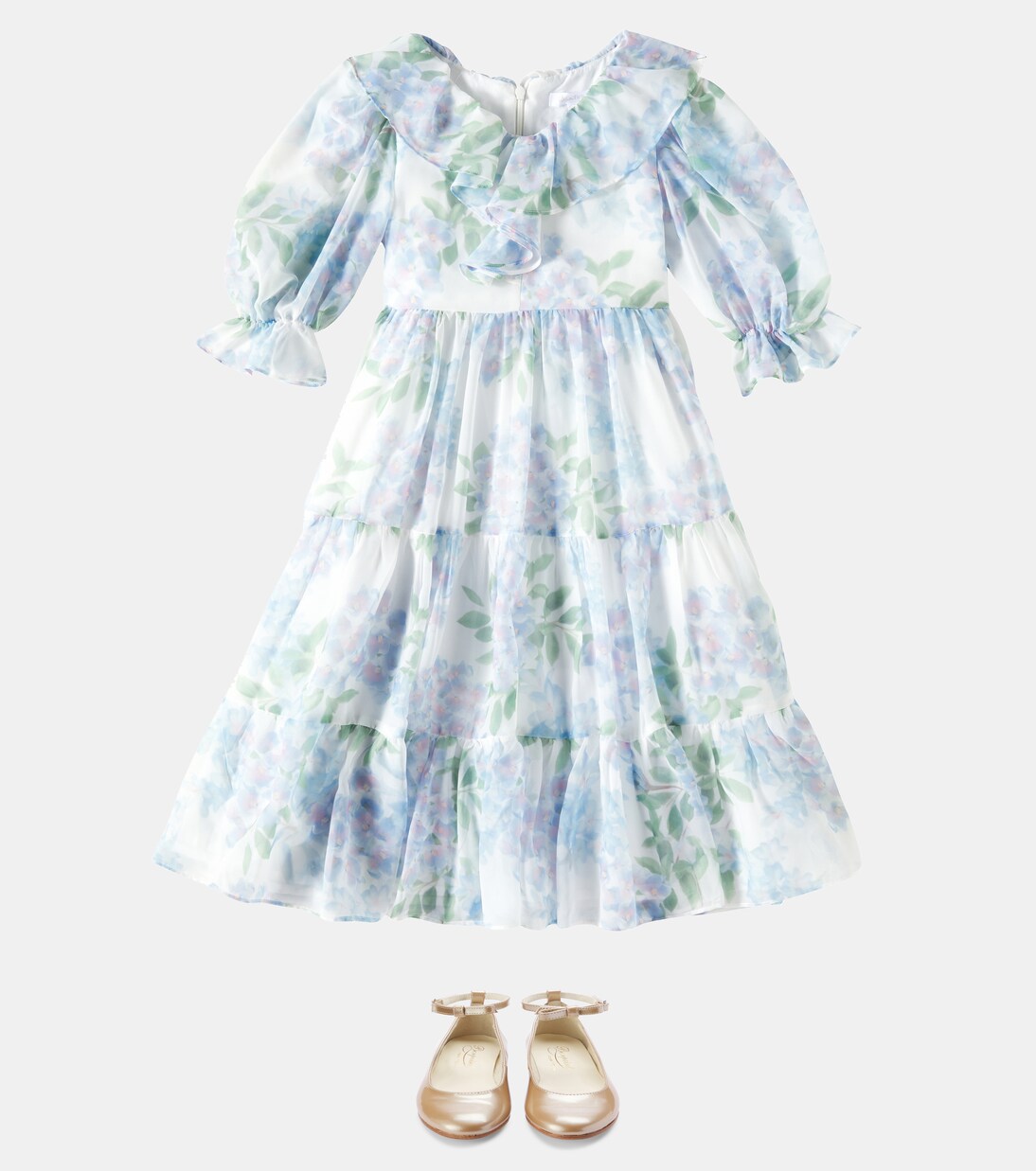 Party floral tulle tiered dress | Patachou