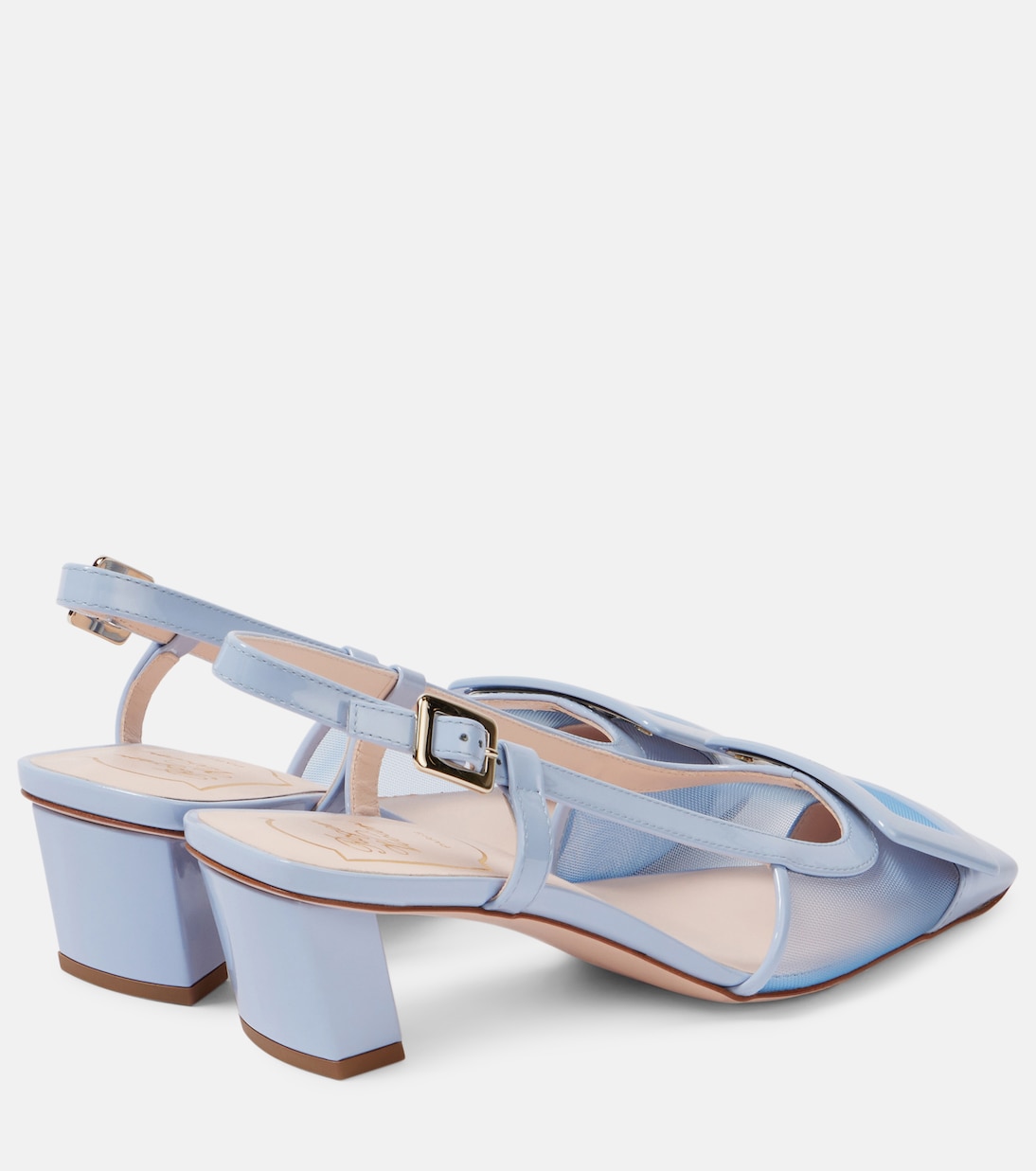 Pumps slingback Belle Vivier 45 in pelle | Roger Vivier