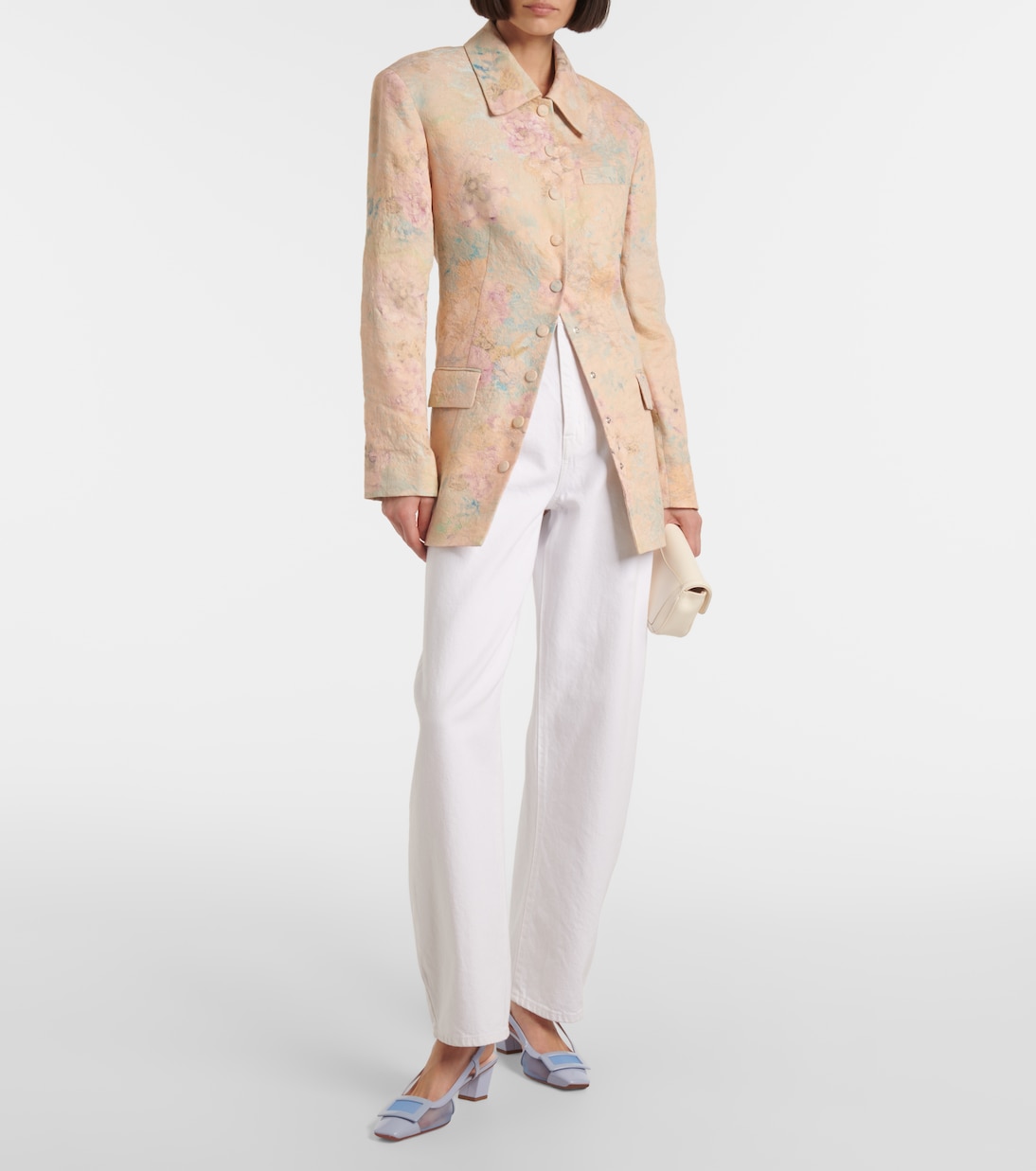 Pumps slingback Belle Vivier 45 in pelle | Roger Vivier