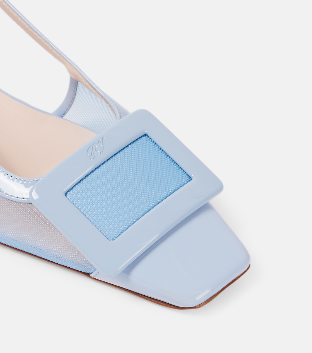 Pumps slingback Belle Vivier 45 in pelle | Roger Vivier