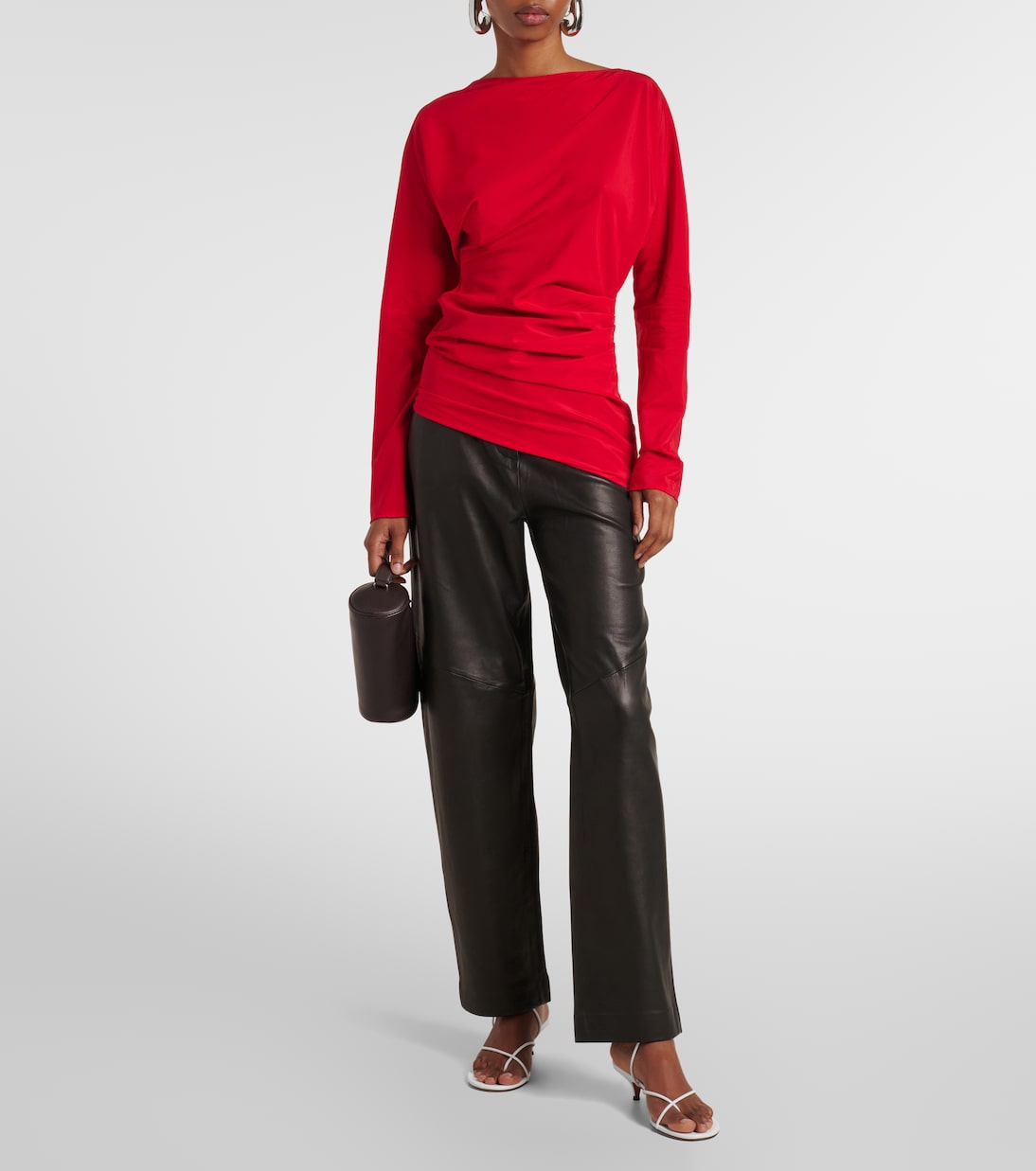 Sandalen Slash Tie 40 aus Leder | Proenza Schouler