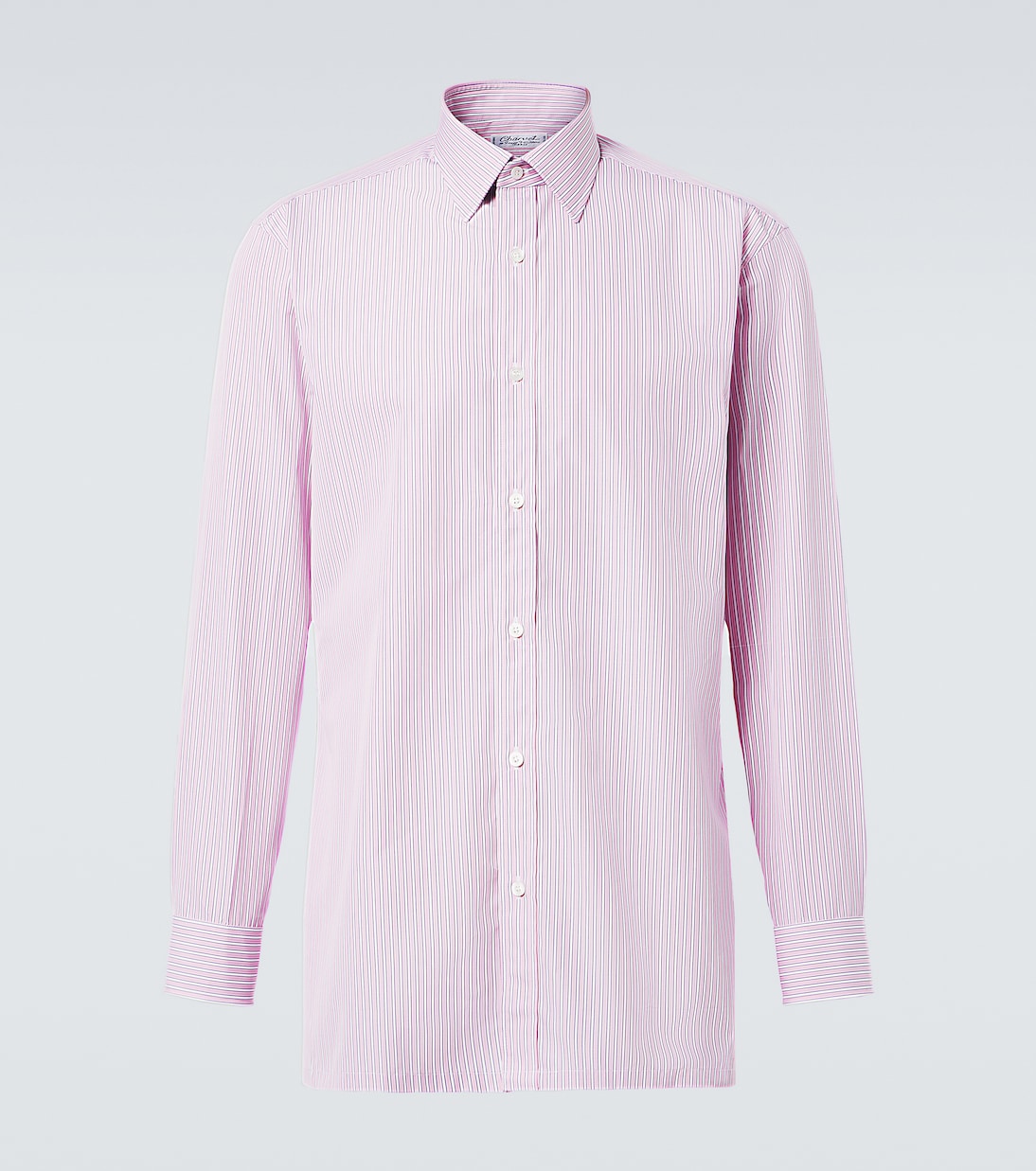 Striped cotton poplin shirt | Charvet
