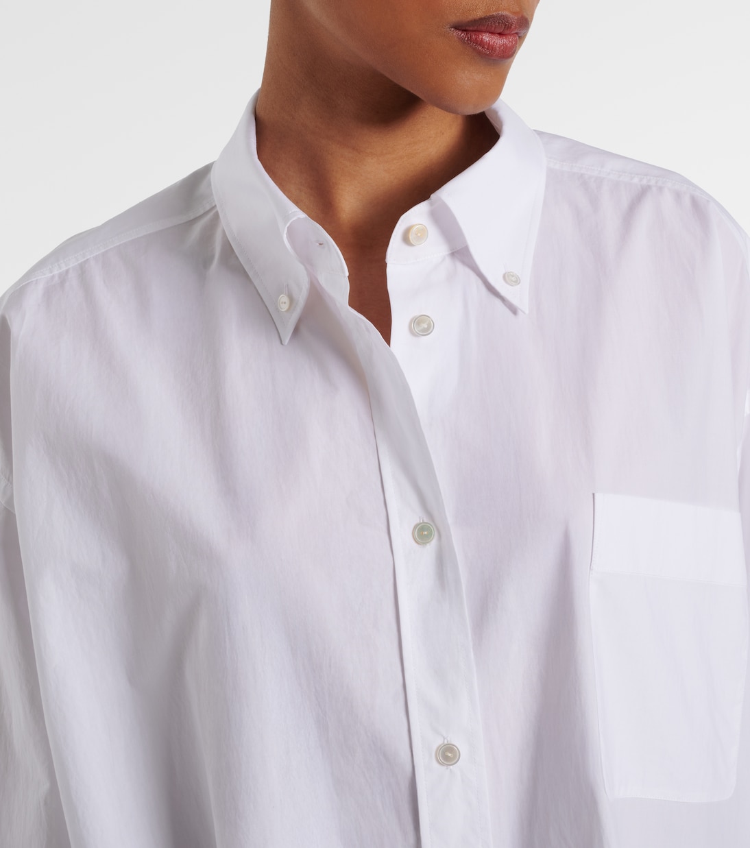 Oversize-Hemd Victoria aus Baumwollpopeline | The Row