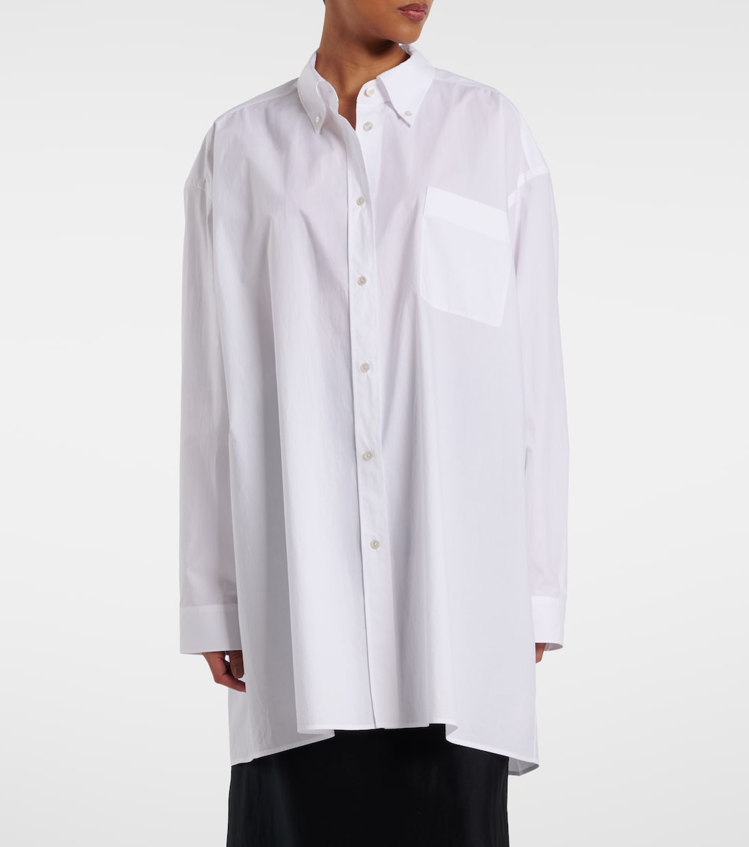 Oversize-Hemd Victoria aus Baumwollpopeline | The Row
