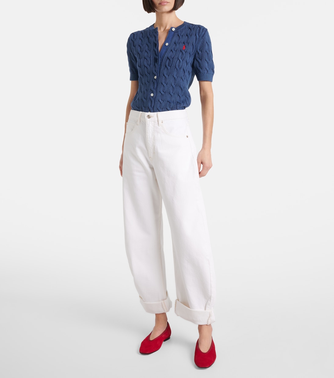 Jean ample Bubble à taille haute | Frame